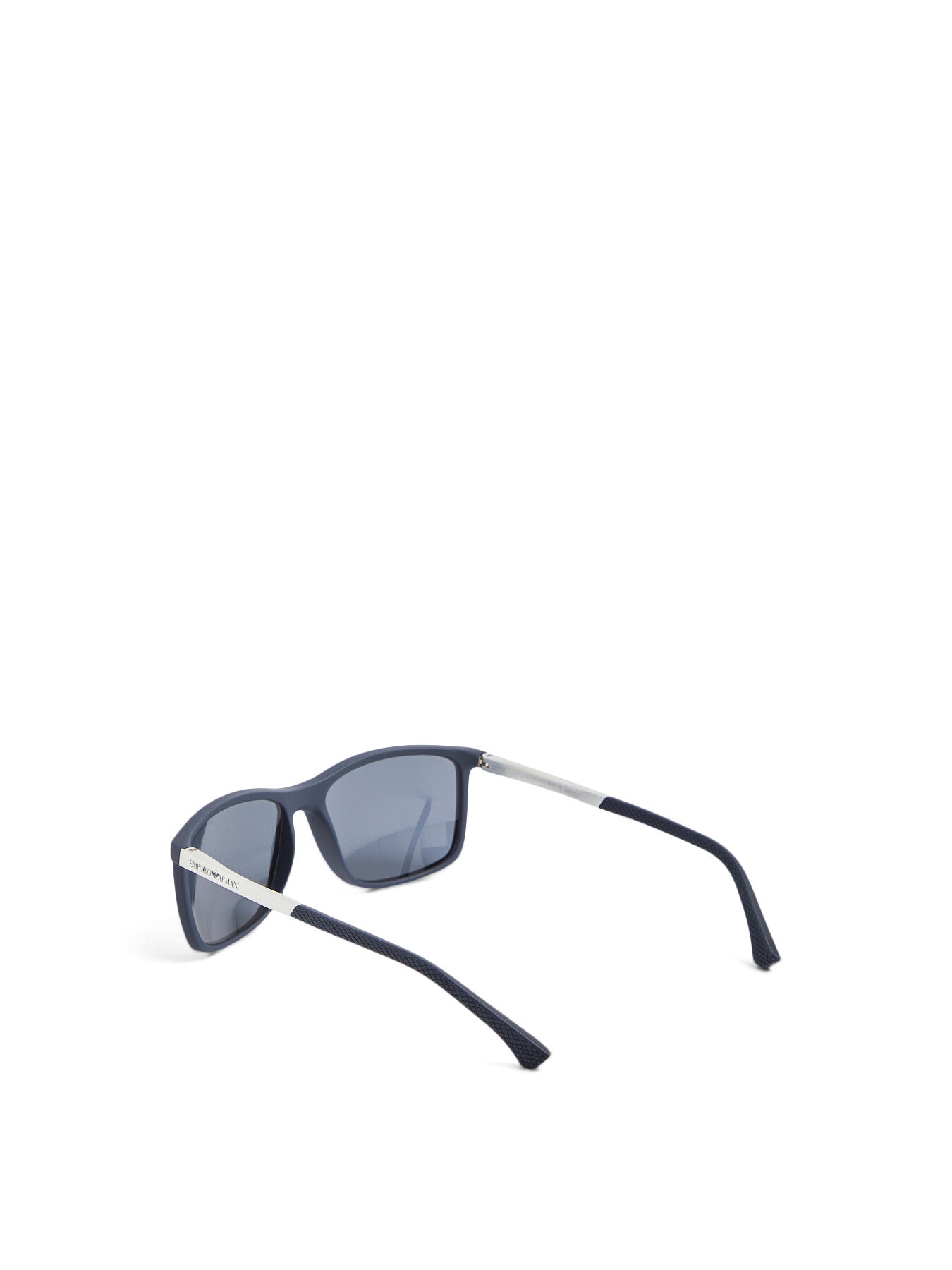 Rectangle Rubber Acetate Sunglasses Rubber Blue