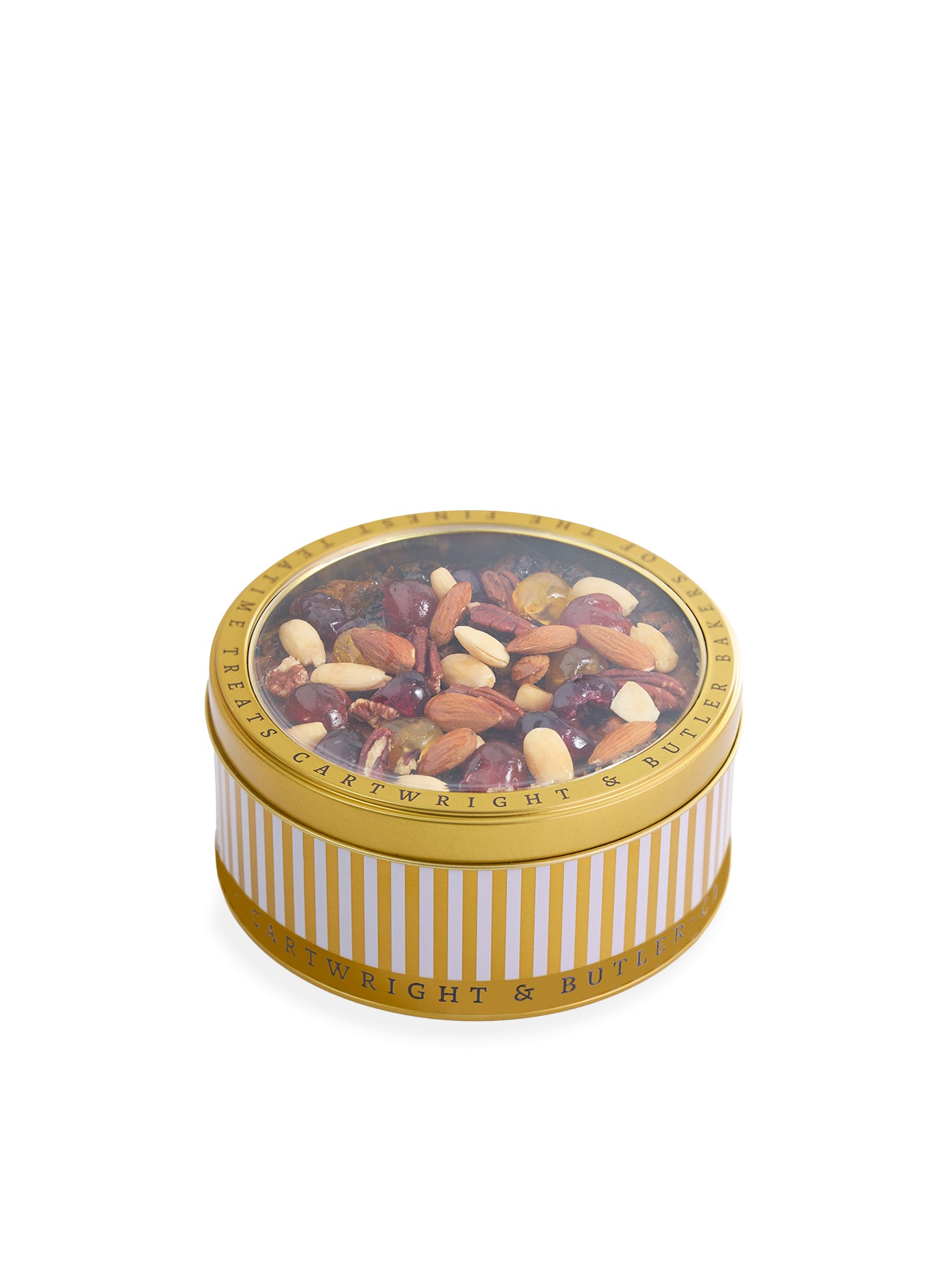 Cartwright & Butler Decorated Jewel Fruit Cake in Round Tin 700g