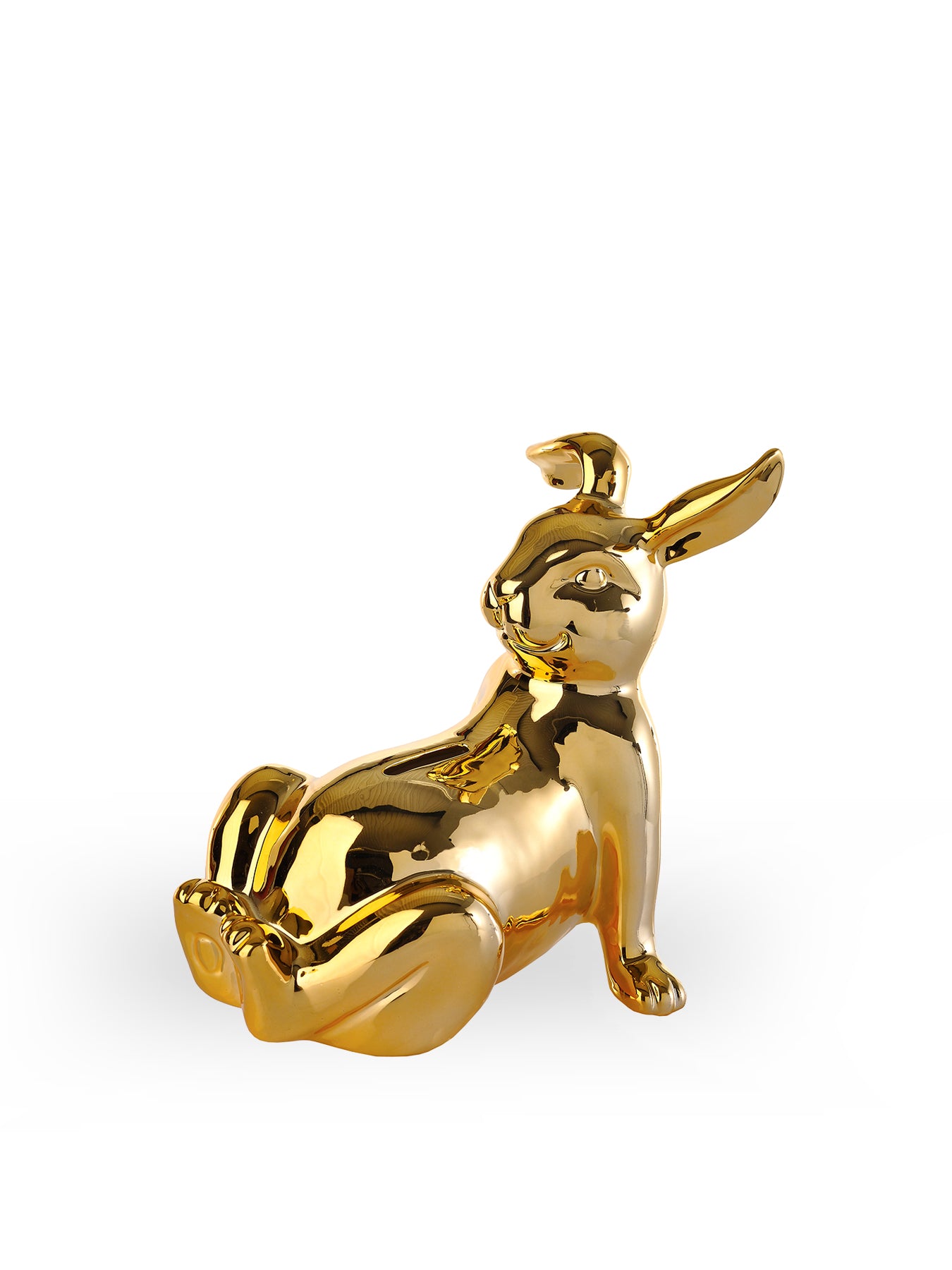 Moneybox Bunny Belly Gold
