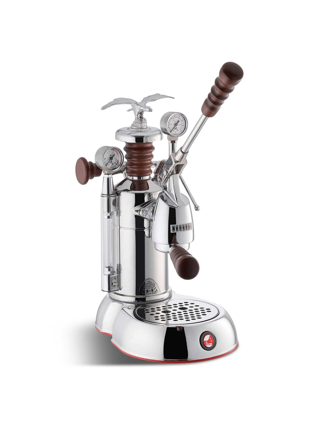 Lever Espresso Coffee Machine Polished Steel