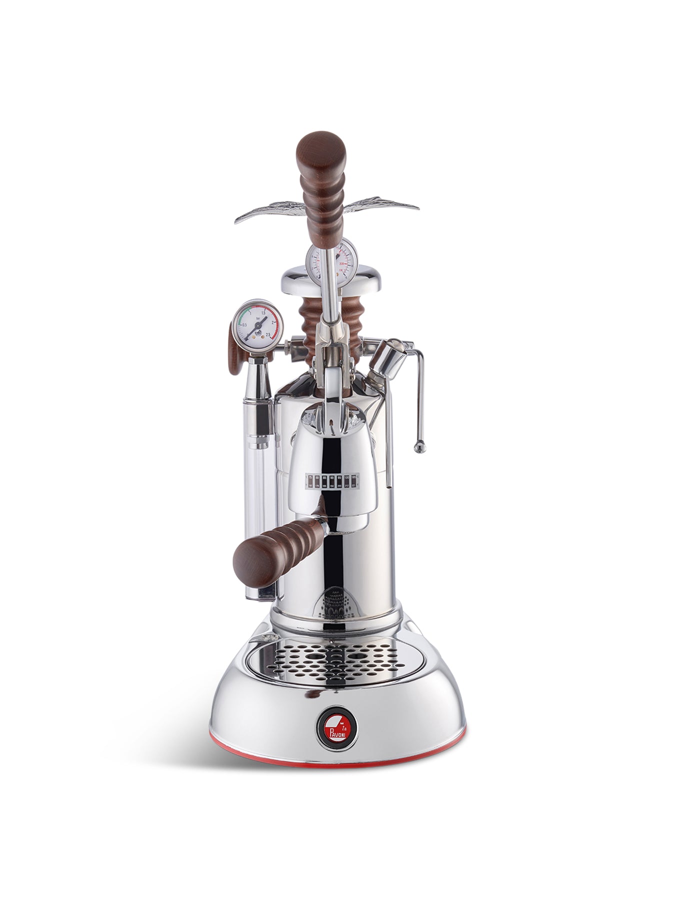 Lever Espresso Coffee Machine Polished Steel