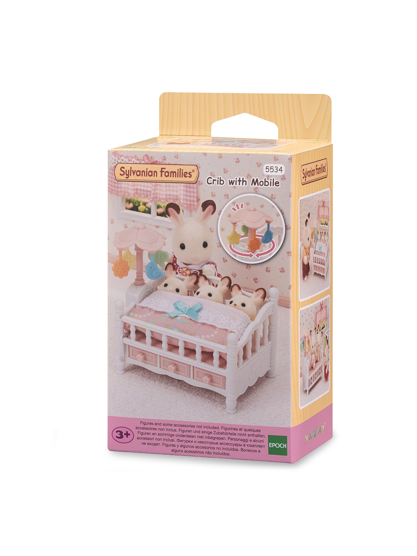 Crib With Mobile Play Set