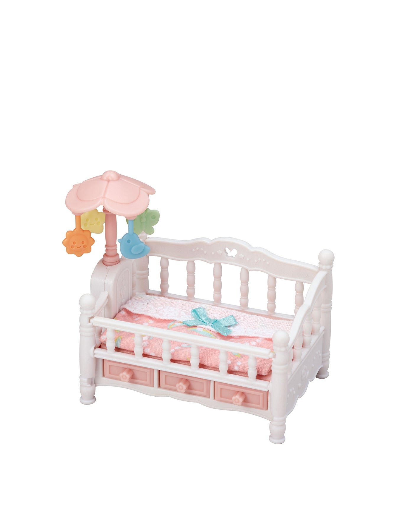 Crib With Mobile Play Set
