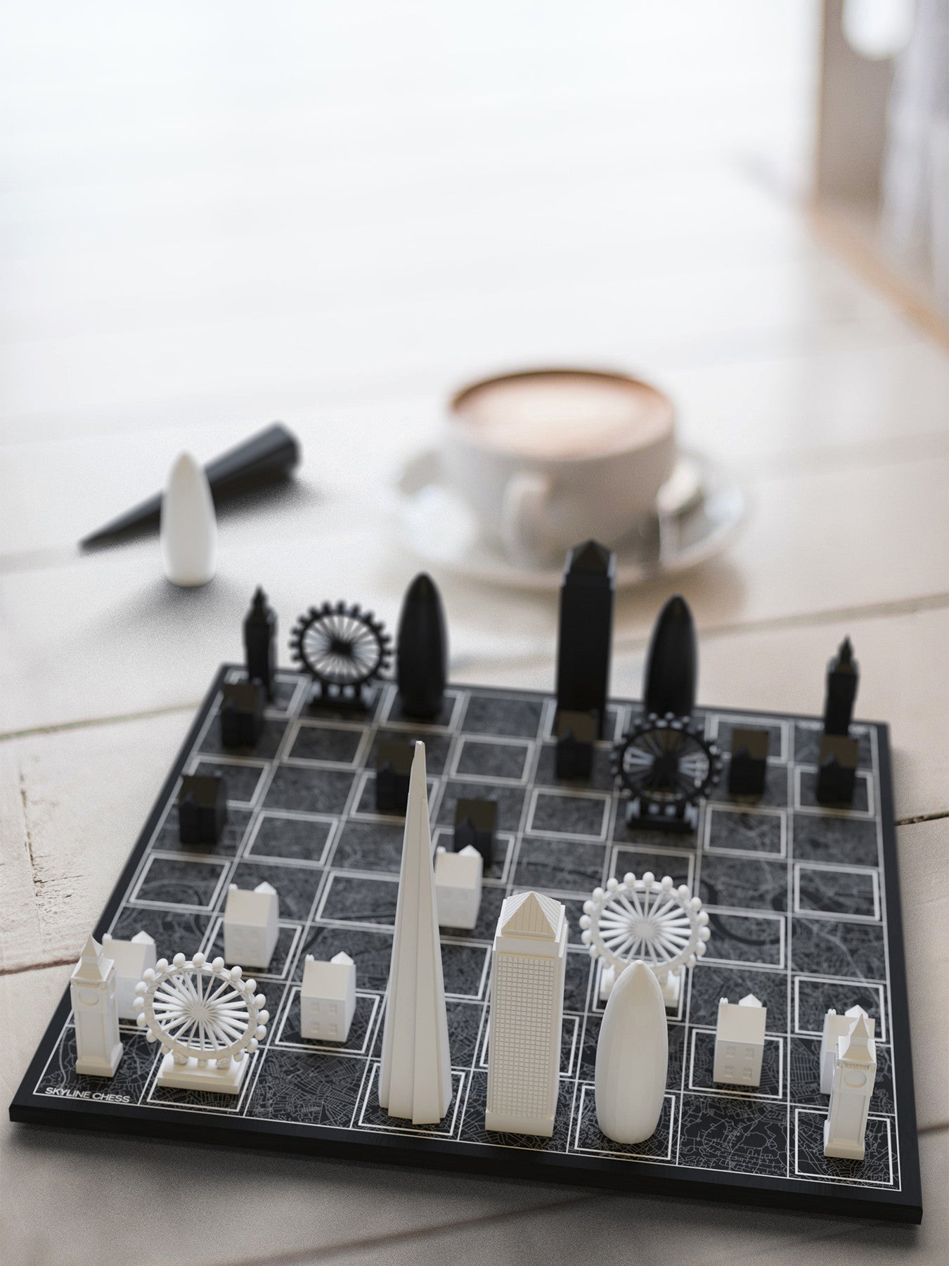 Acrylic London Edition with Wooden London Map Board