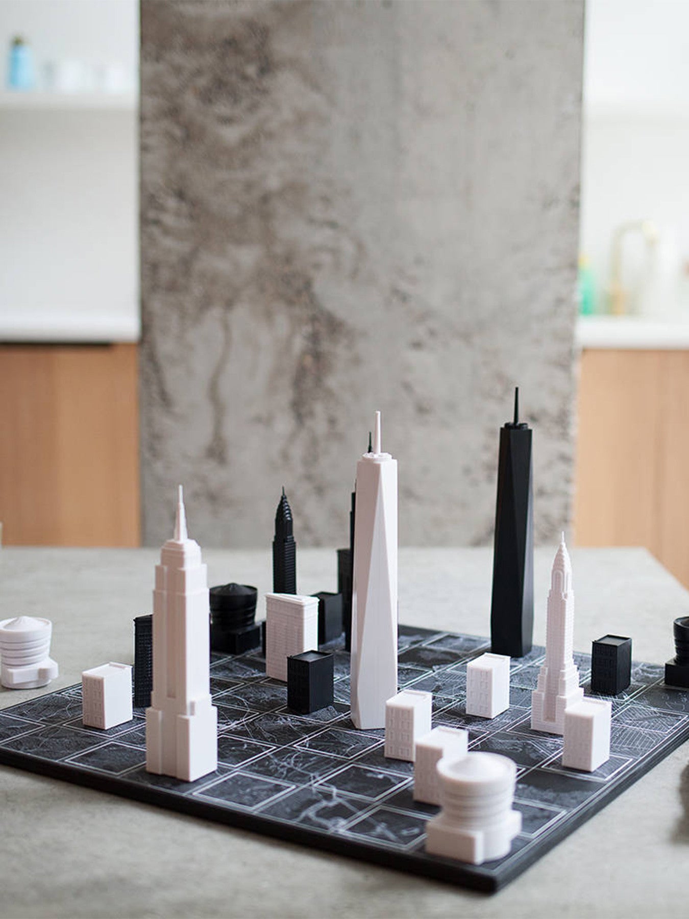 Acrylic New York Edition with Wooden New York Map Board