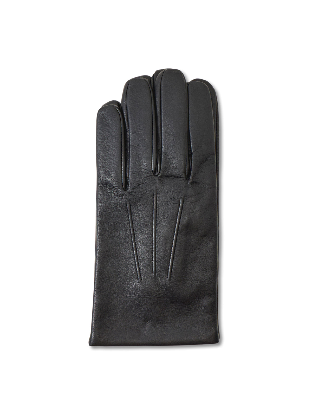 Andover Leather & Cashmere Touchscreen Gloves – Black