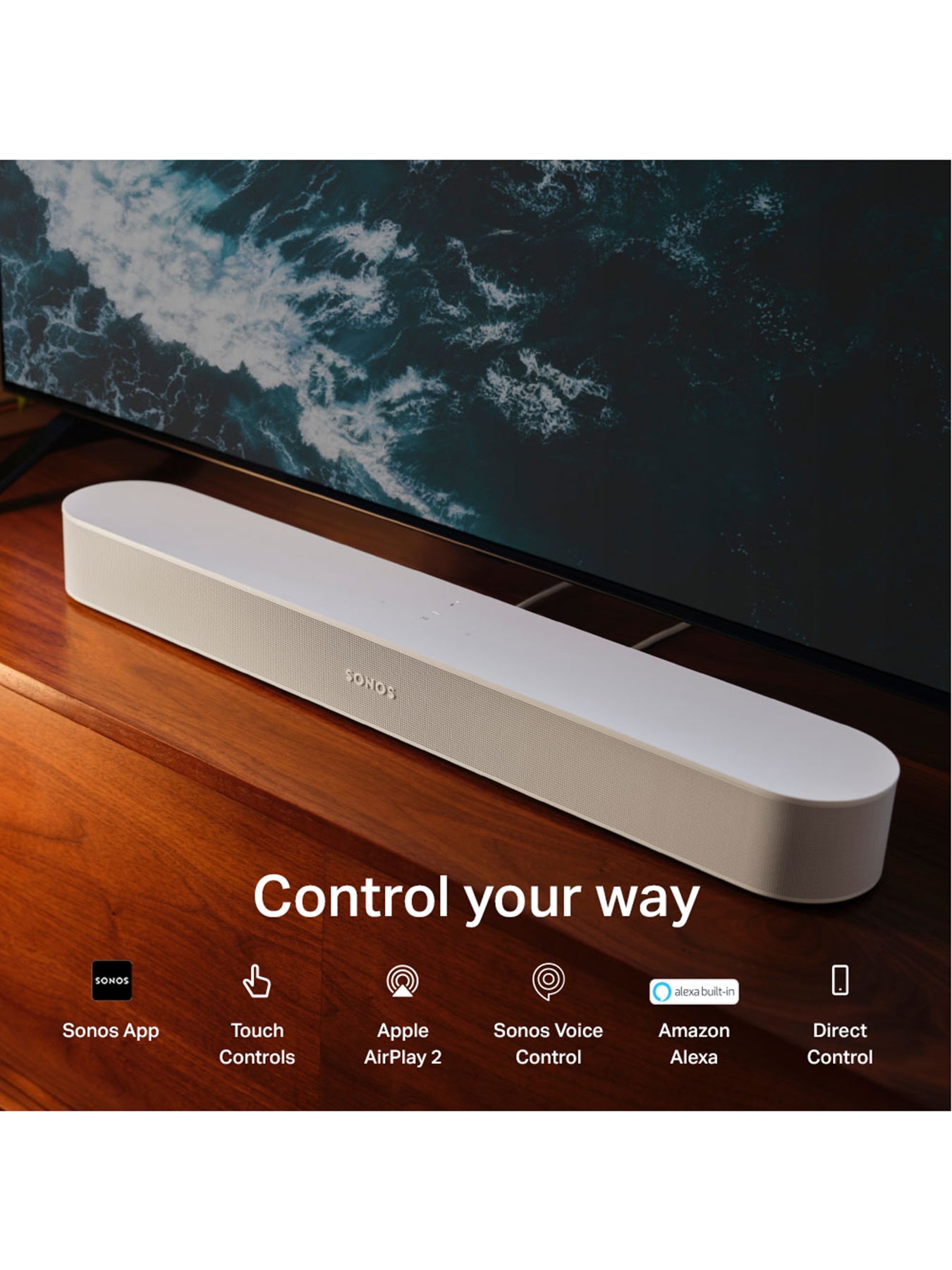Sonos Beam Soundbar Gen 2 White – Fenwick