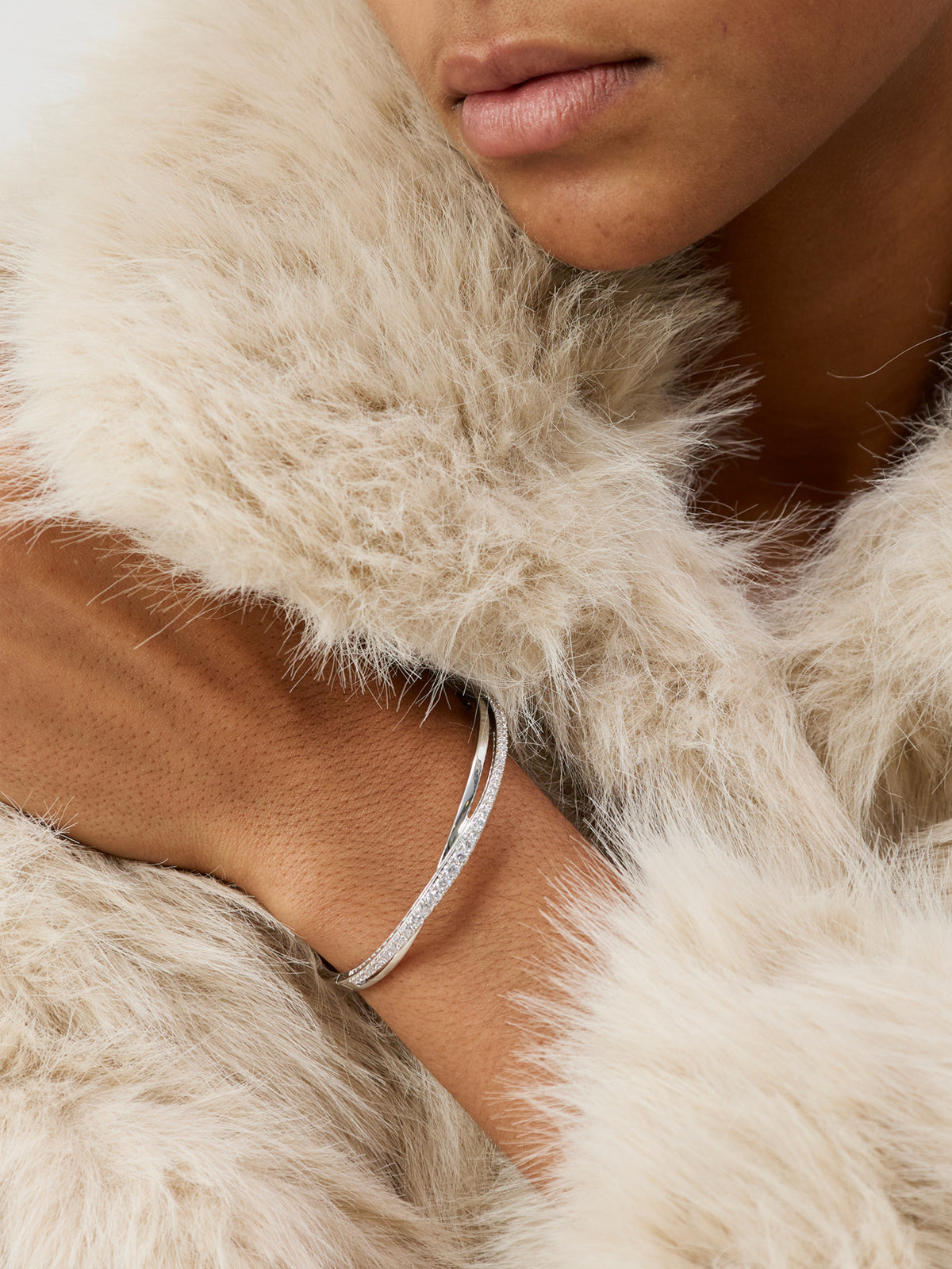 Twist Bangle Silver