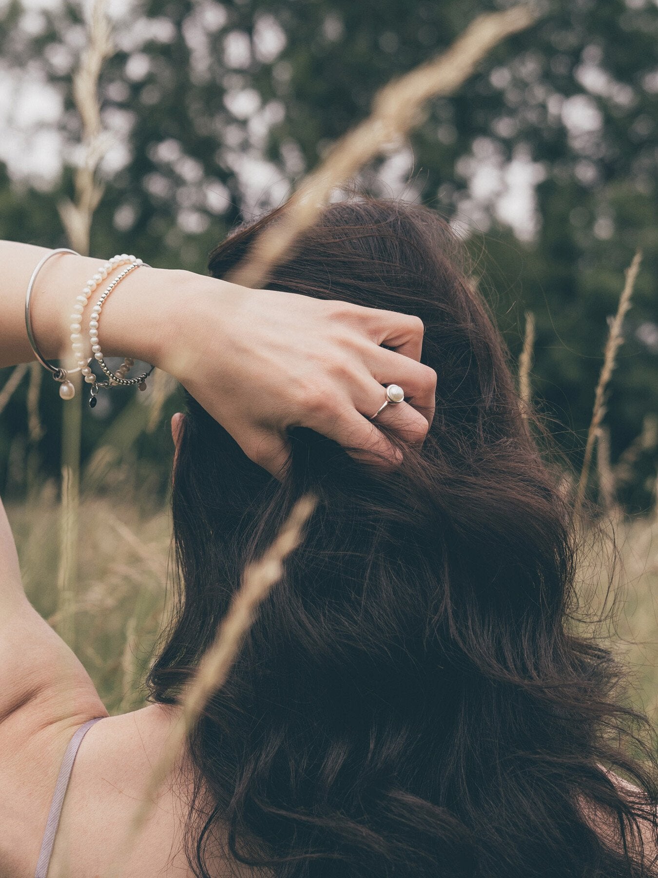 Abacus White Pearl Friendship Bracelet