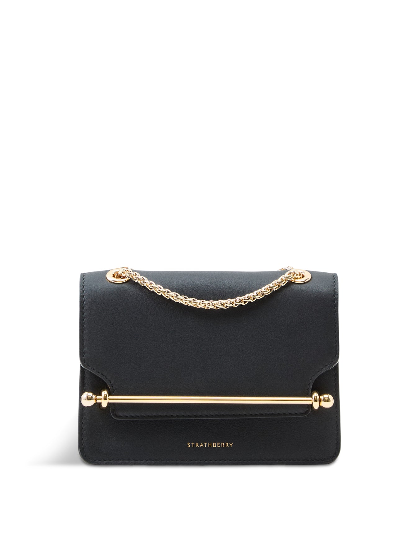 East/West Mini Leather Bag