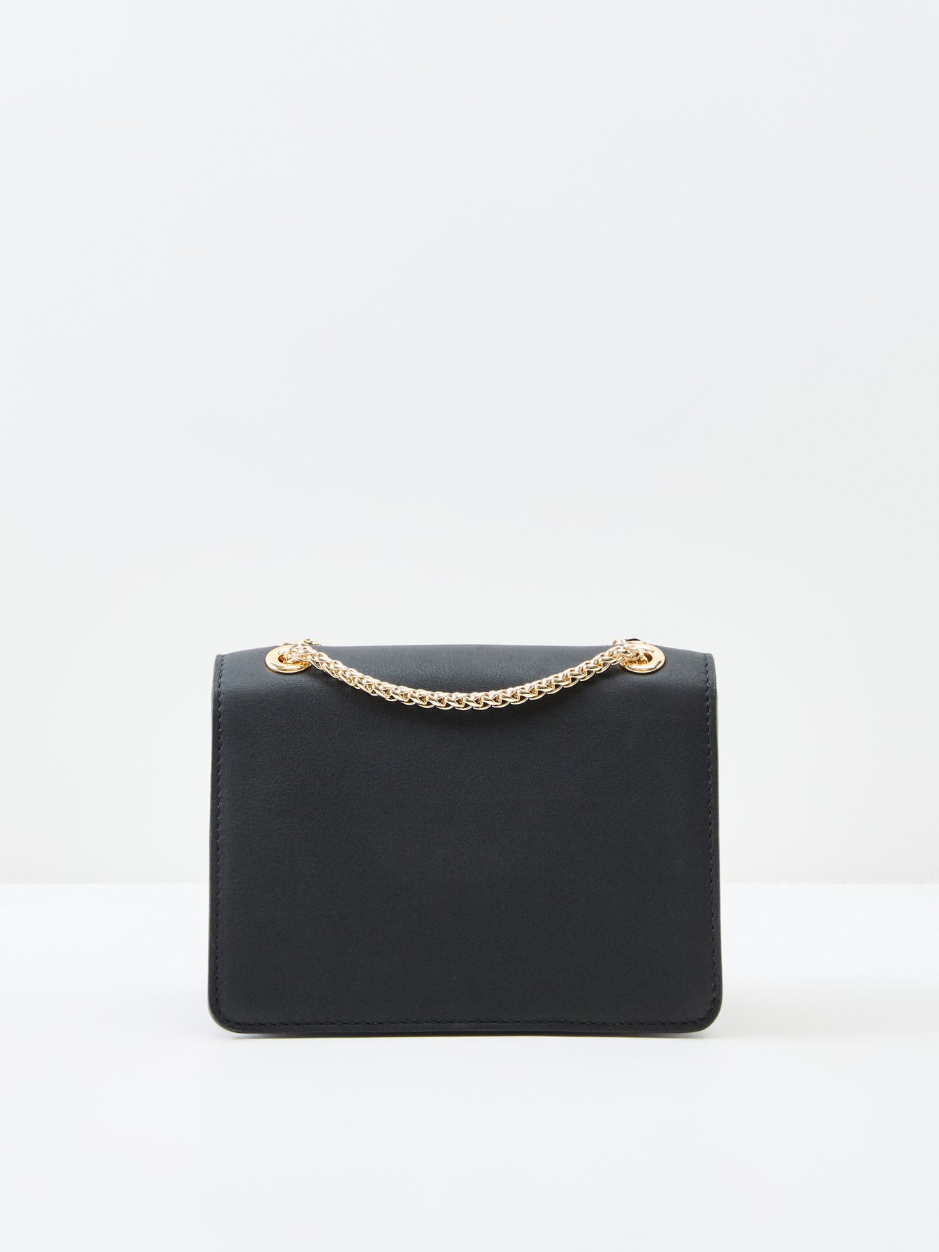 East/West Mini Leather Bag