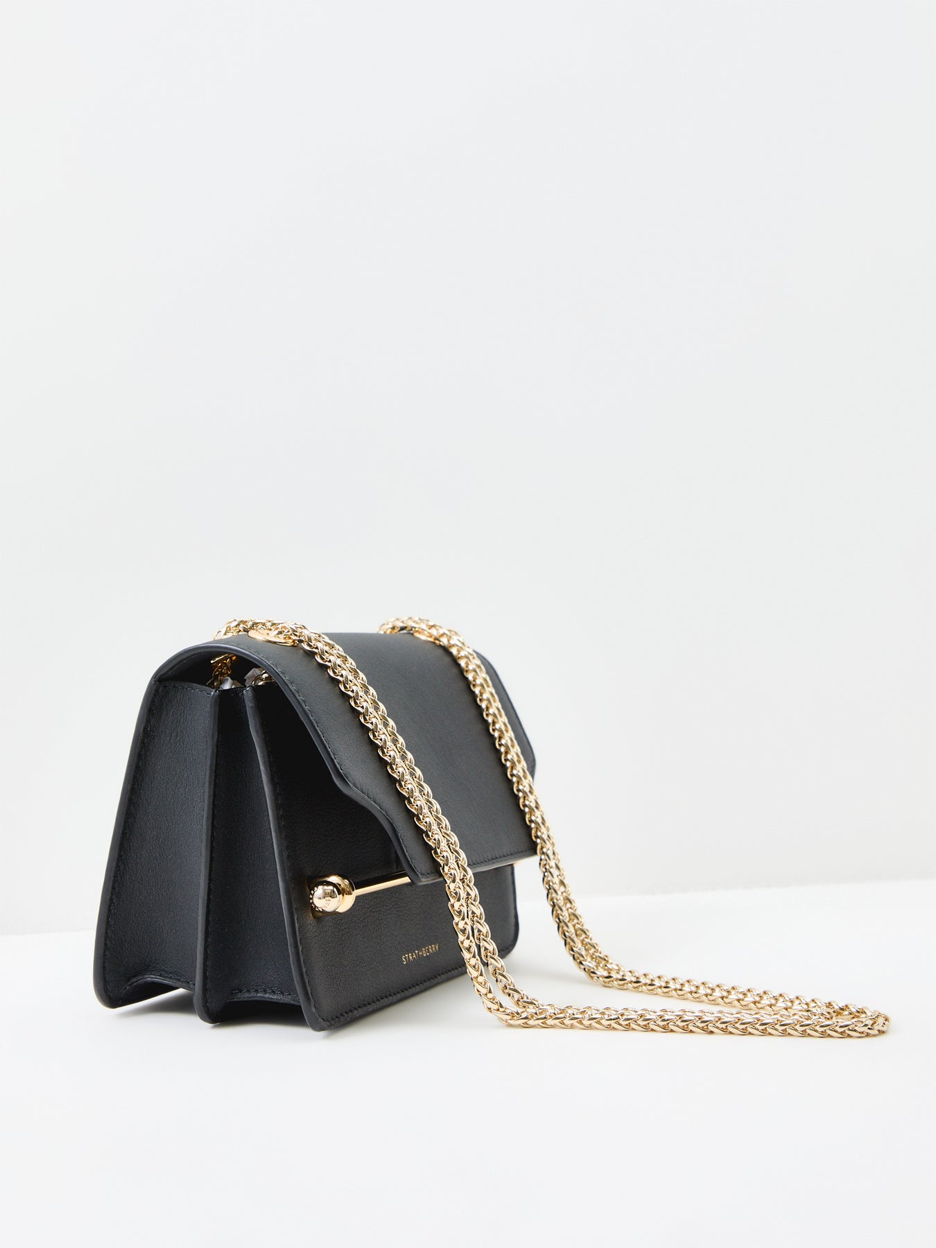 East/West Mini Leather Bag