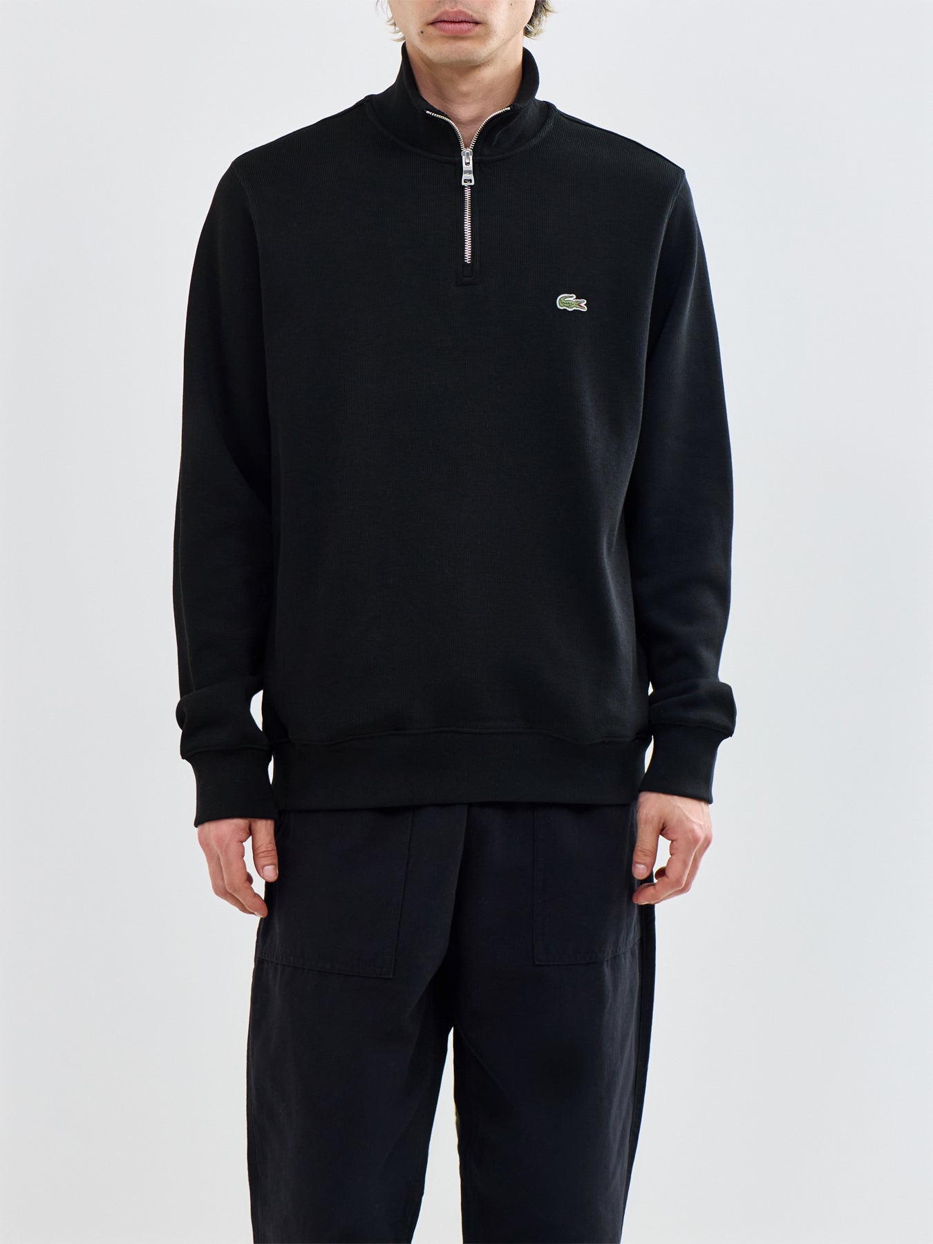 LACOSTE×BY HALFZIP KNIT Lacoste SH1927 Half Zip Sweatshirt | Oxygen Clothing