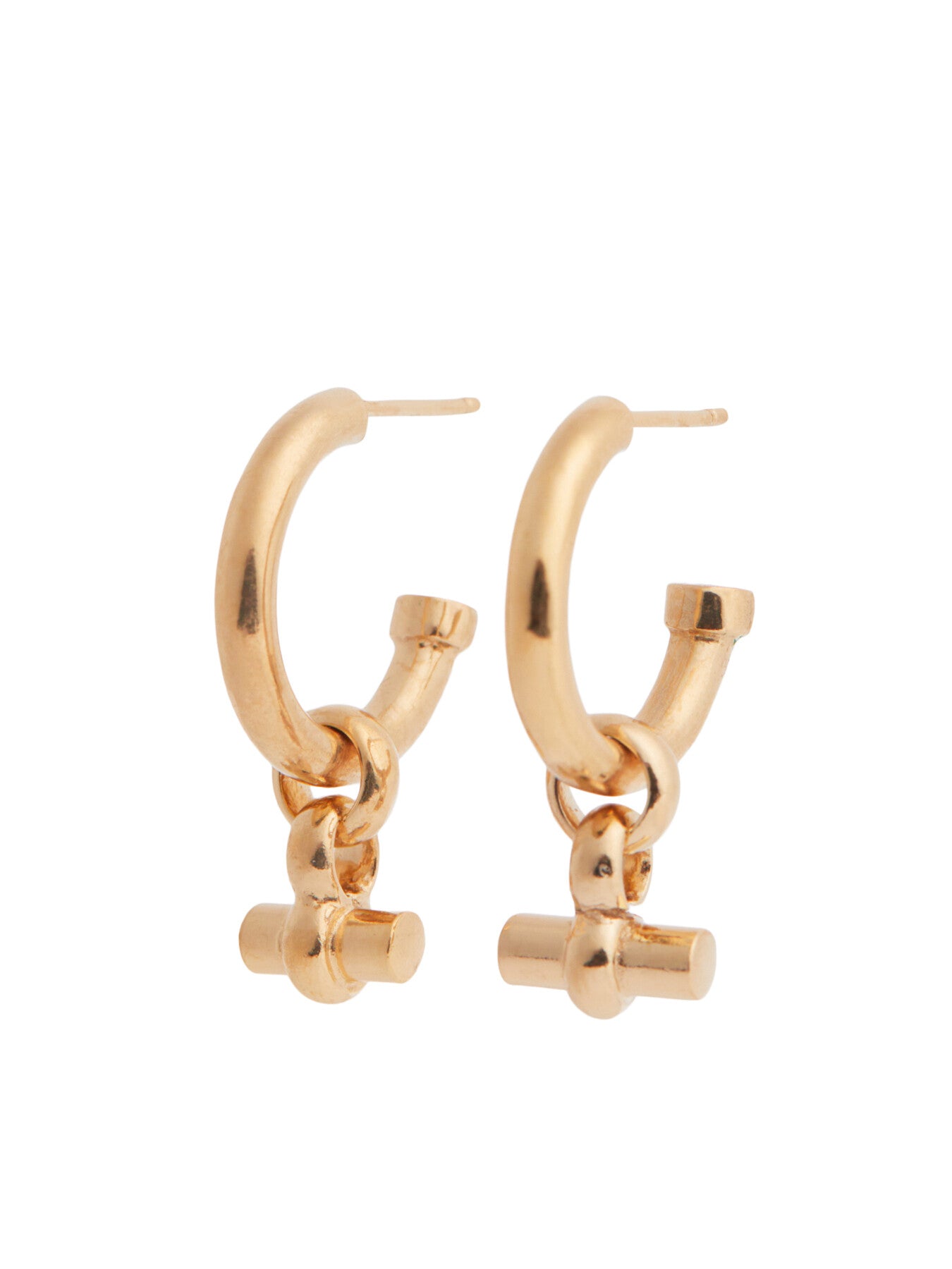 Small T-Bar Earrings