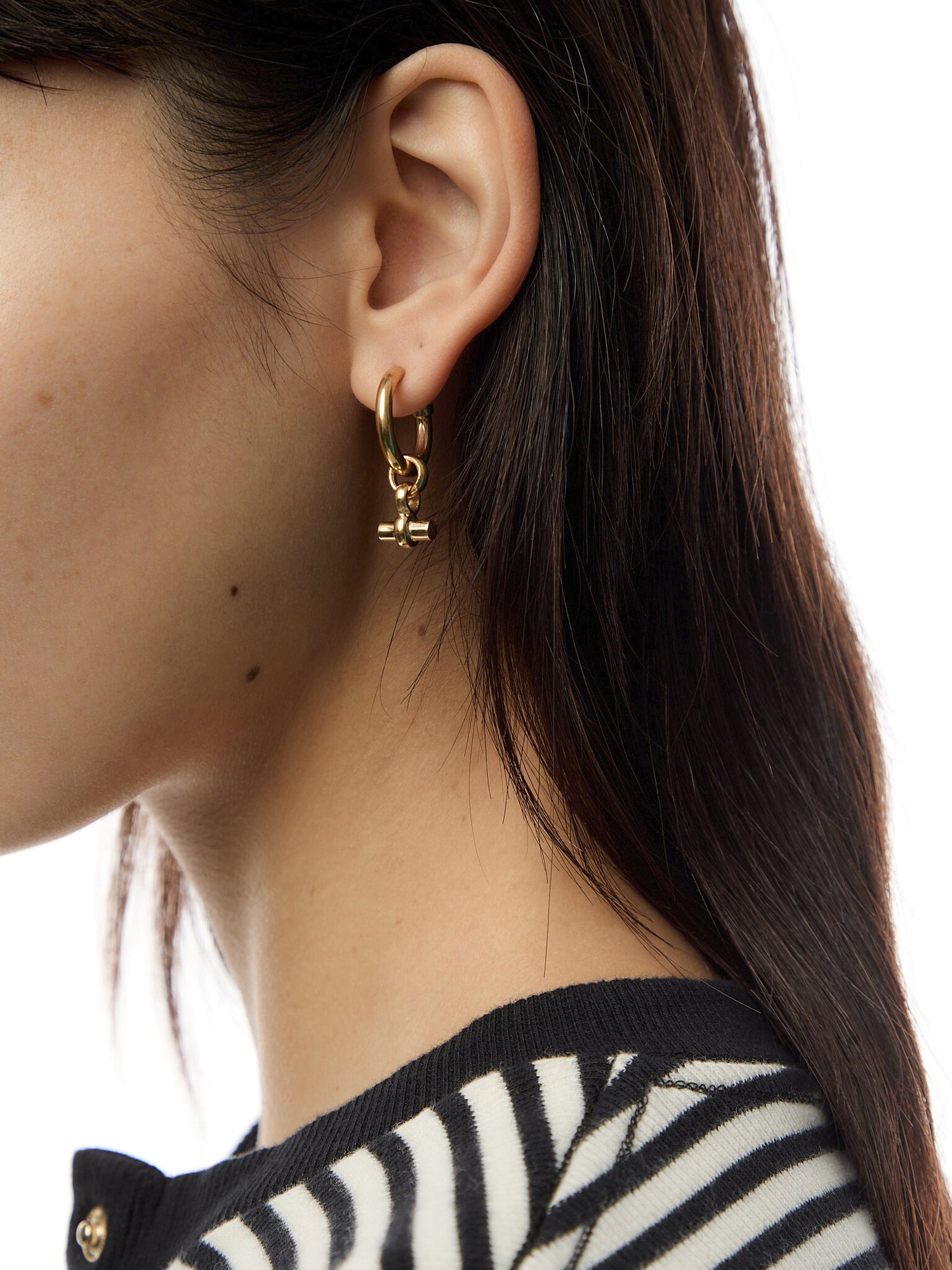 Small T-Bar Earrings