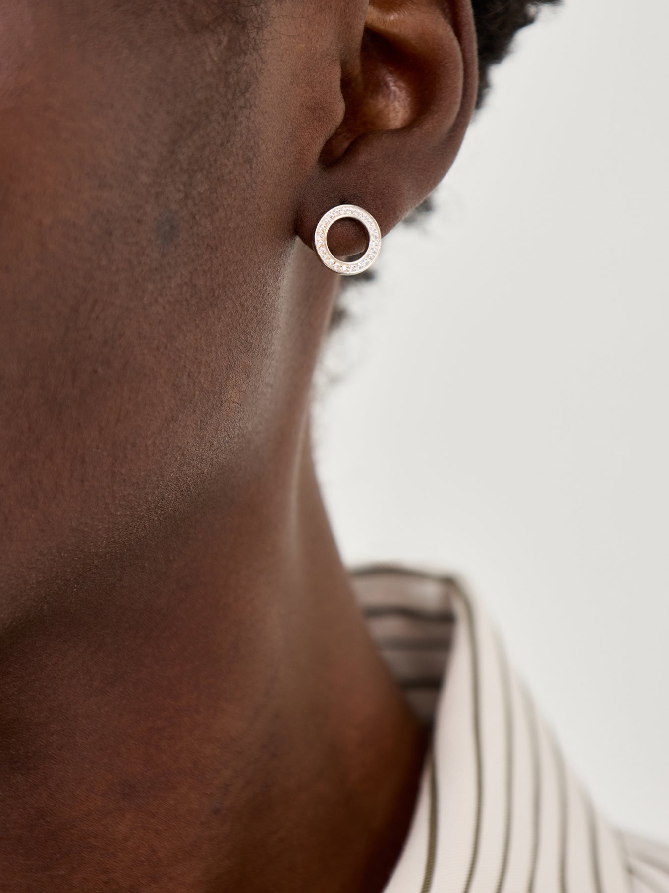 Circle Stud Earrings