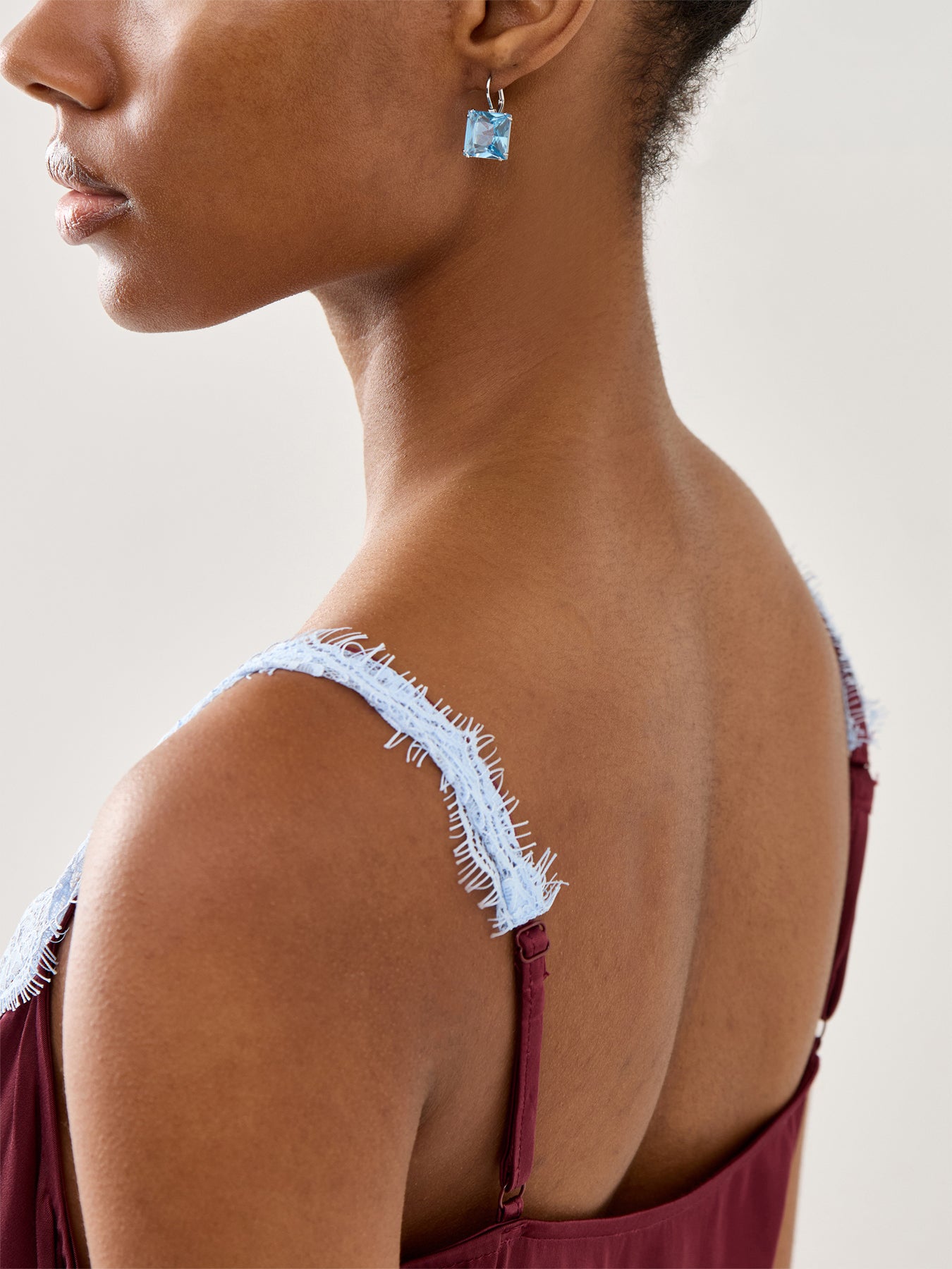 Millenia Square Earrings Blue