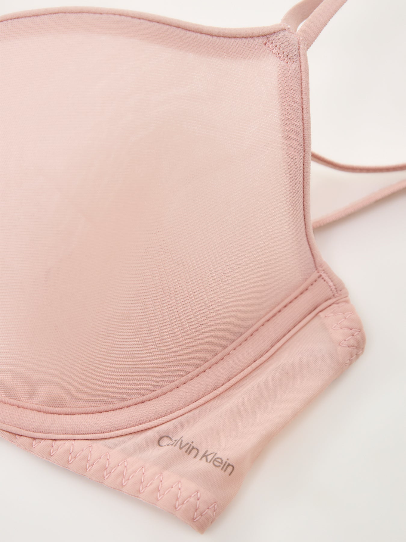 Sheer Marquisette Lightly Lined Demi Bra Subdued