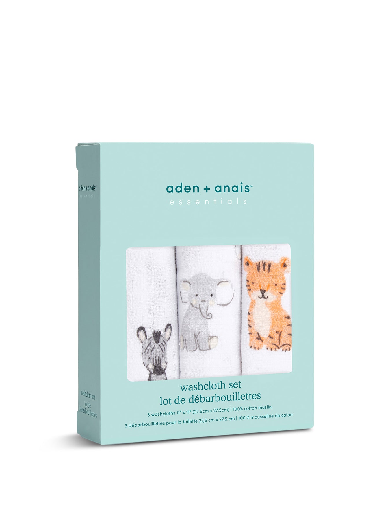 Safari Babes Washcloth 3 Pack