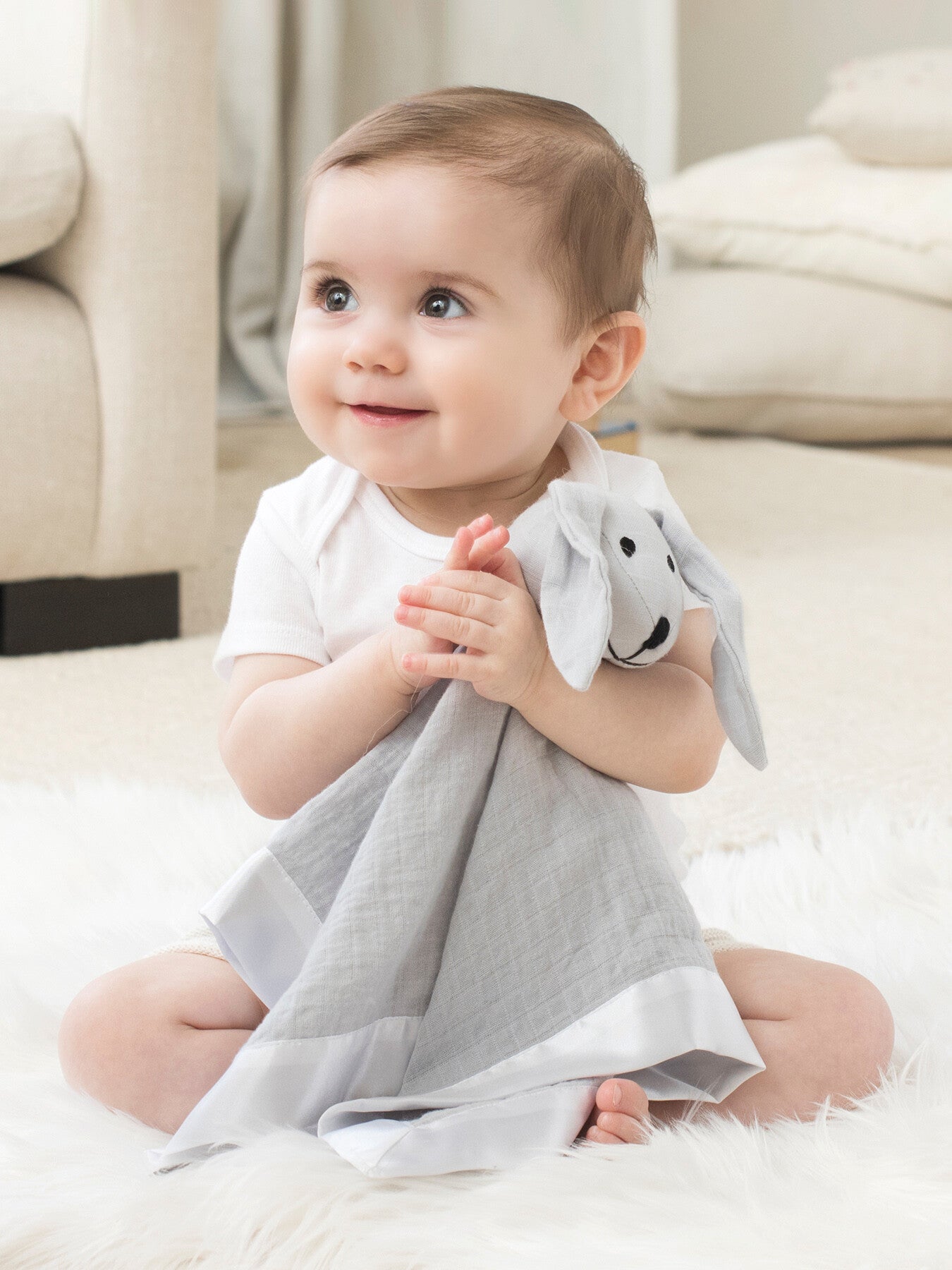 Lovey Comforter Grey