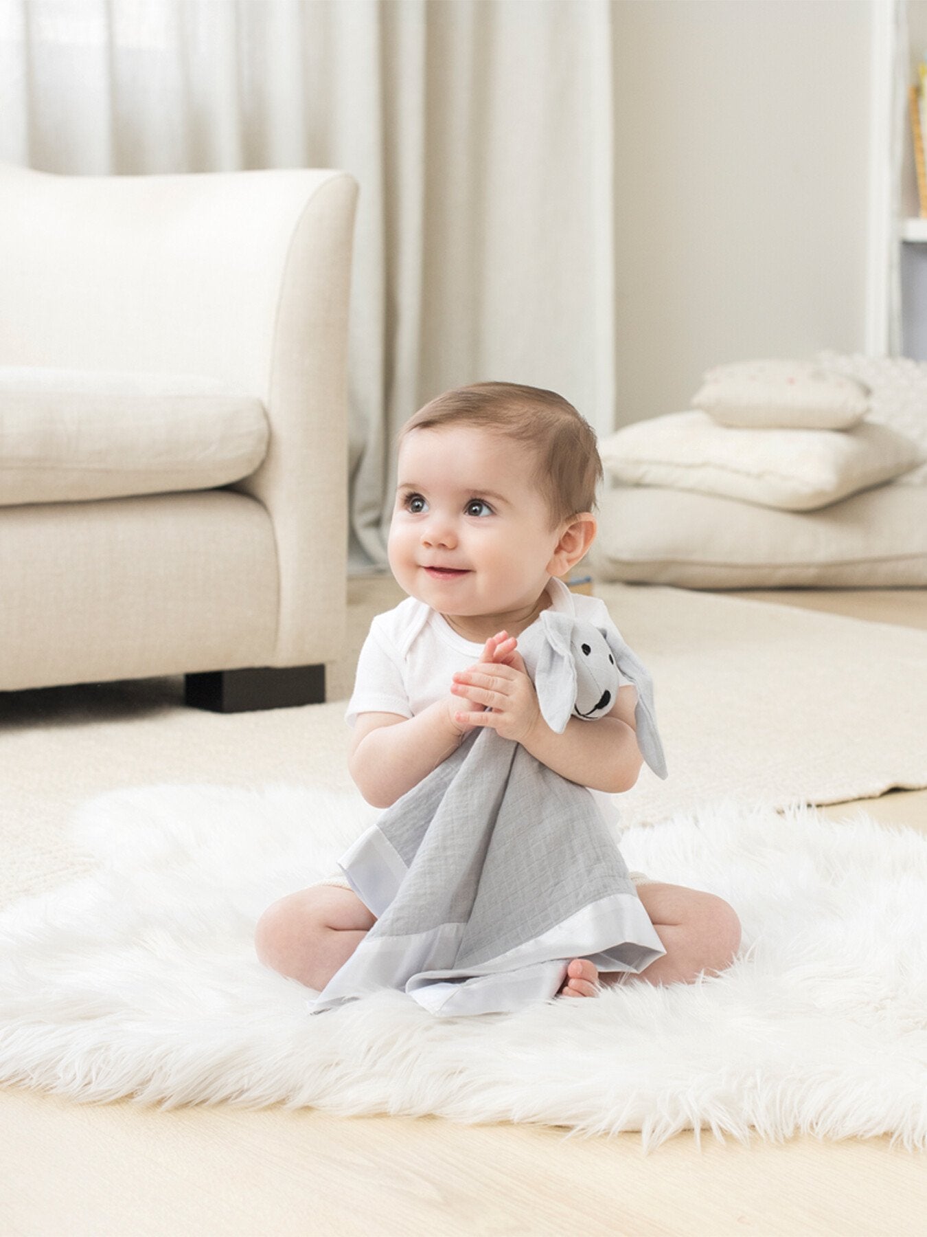 Lovey Comforter Grey