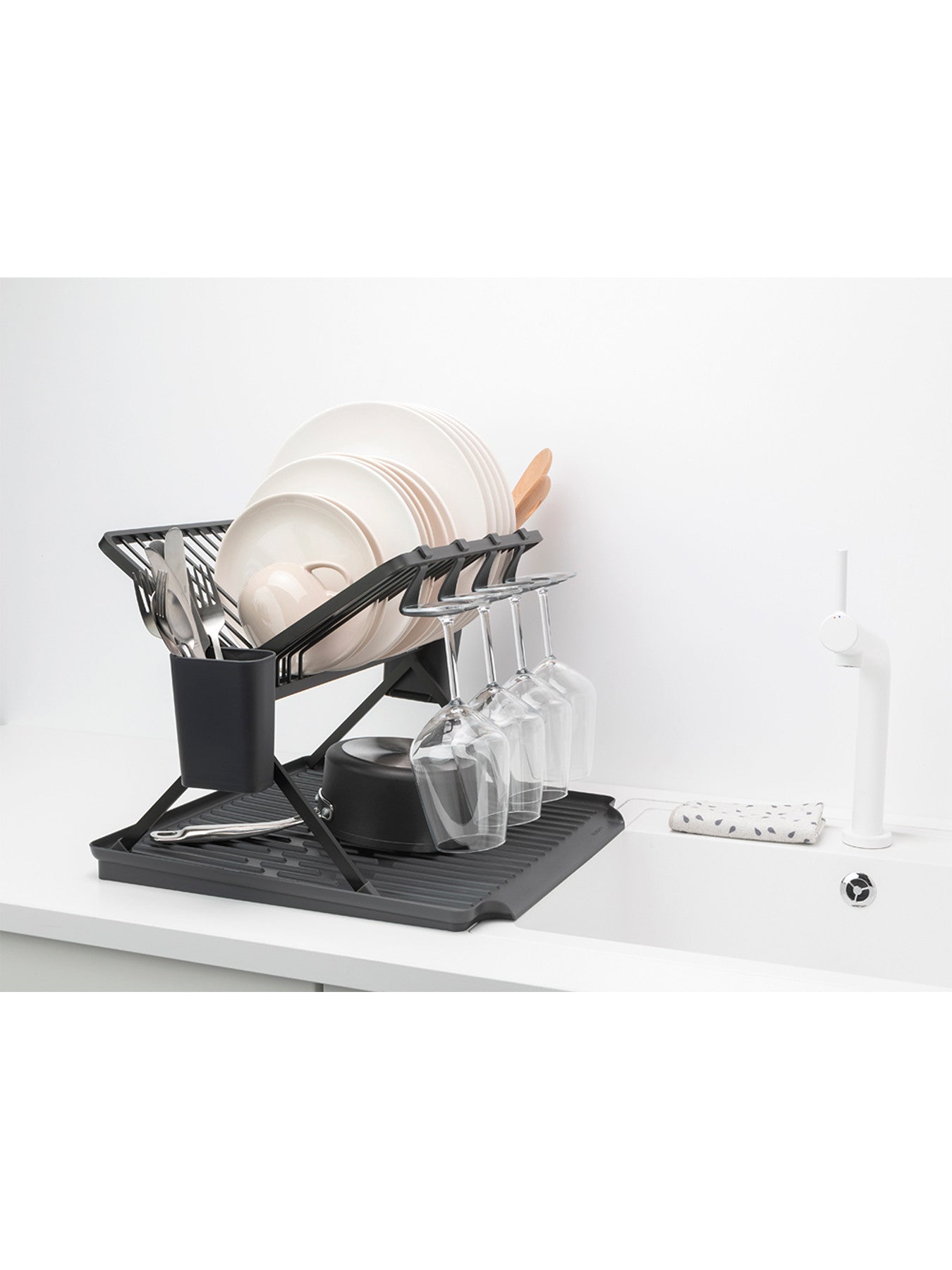 SinkSide Foldable Large Dish Drying Rack