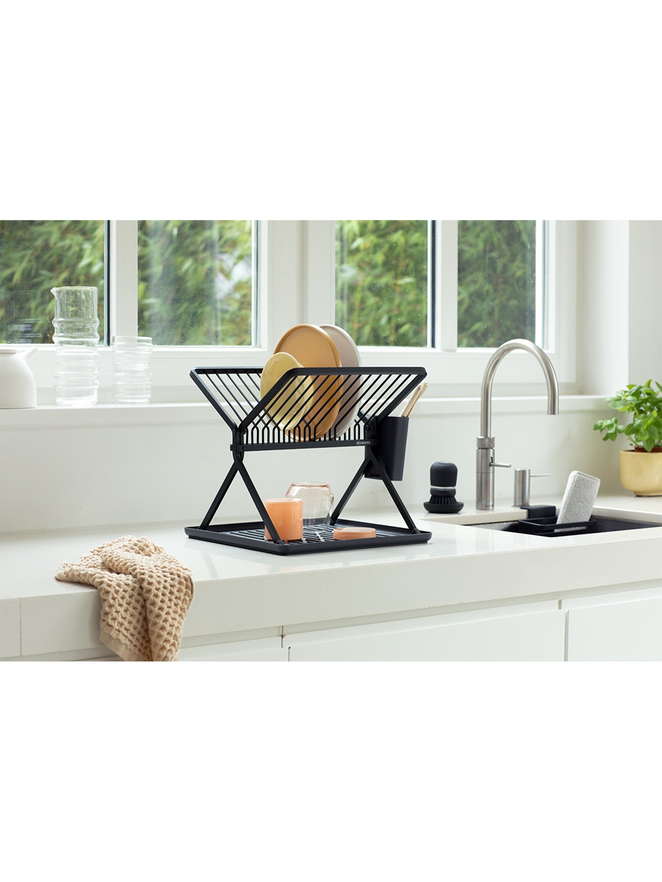 SinkSide Foldable Dish Drying Rack