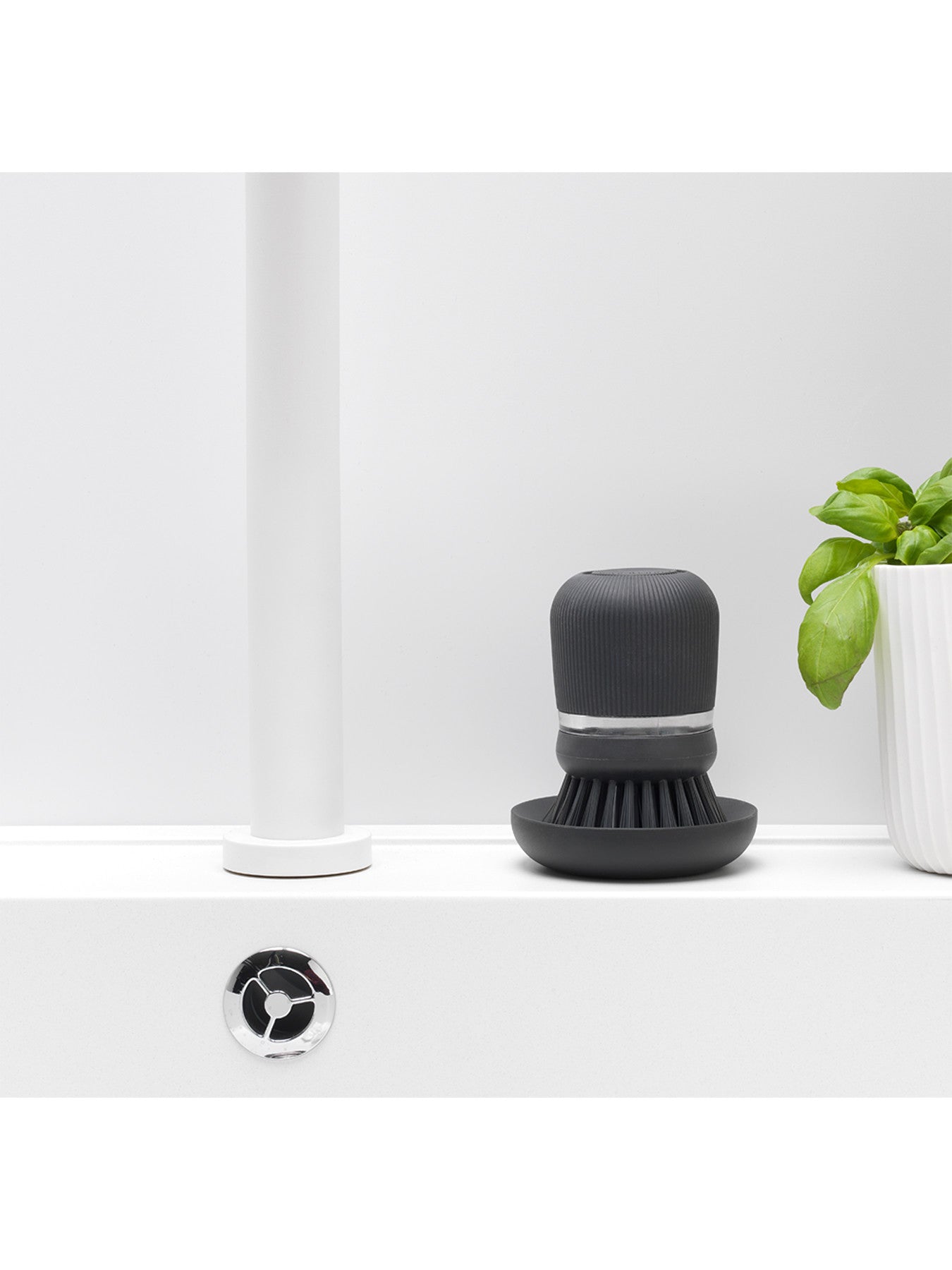 SinkSide Soap Dispensing Dish Brush