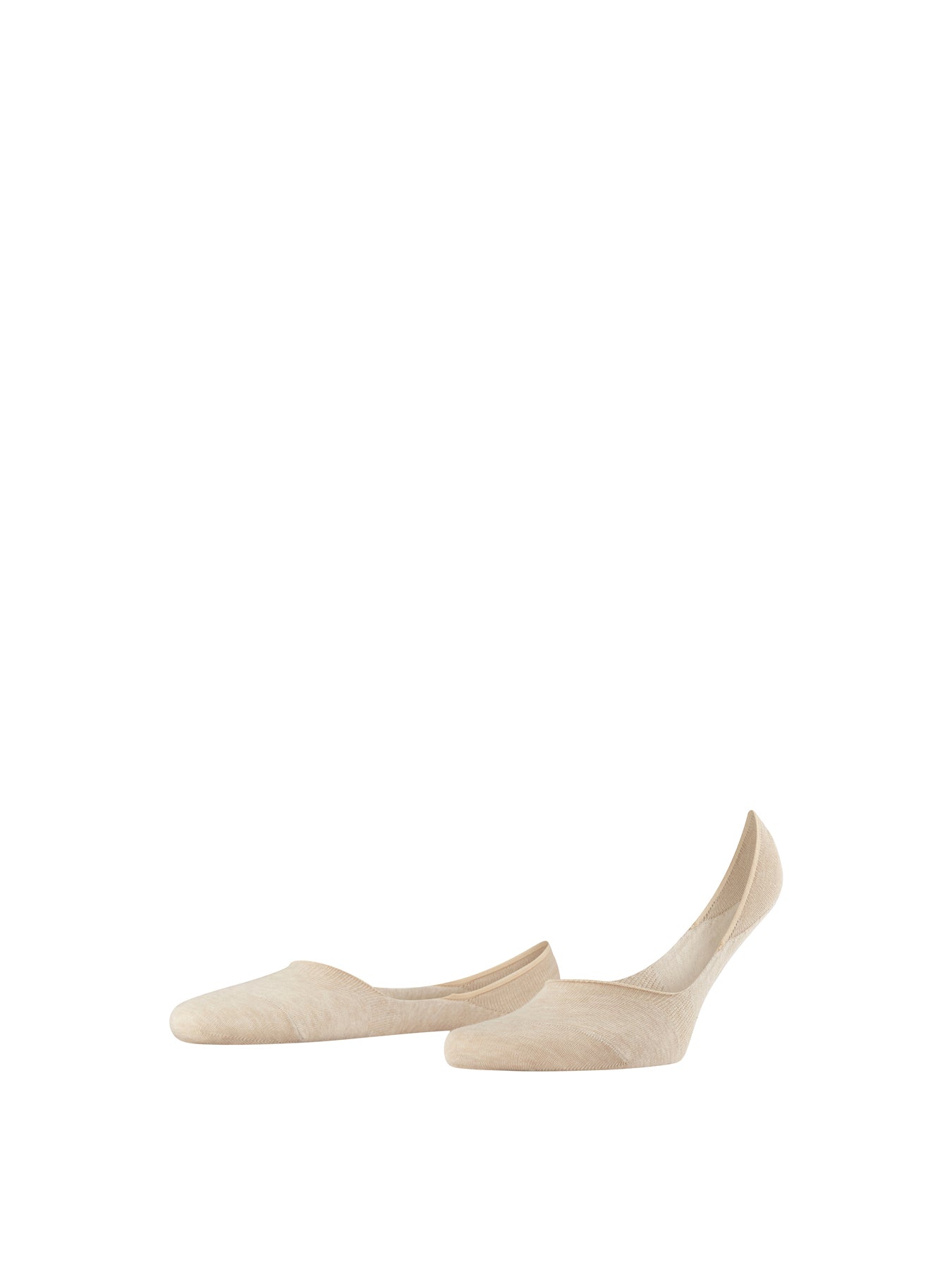 Invisible Medium Cut Socks Beige