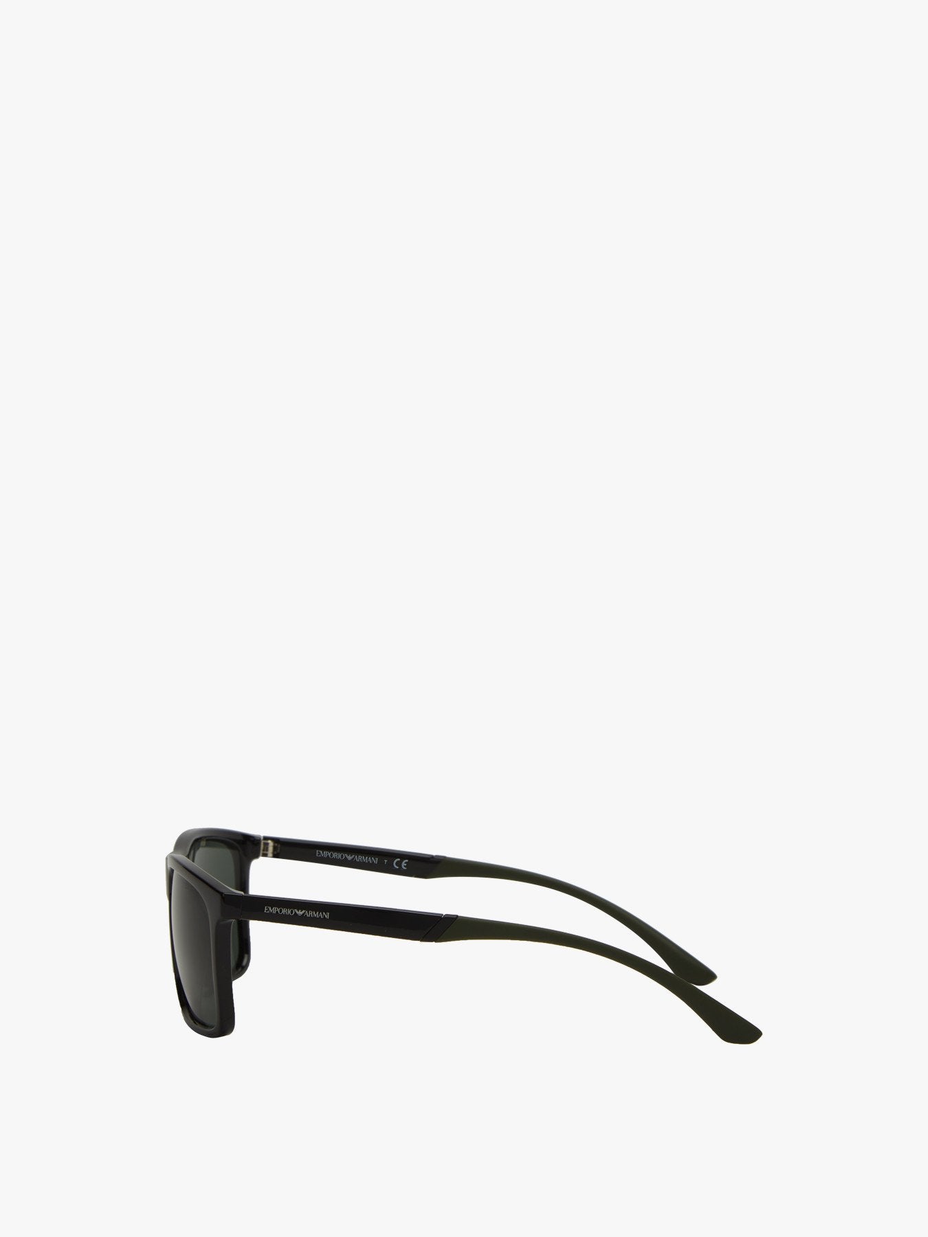 Rectangular Injected Mens Sunglasses BLACK
