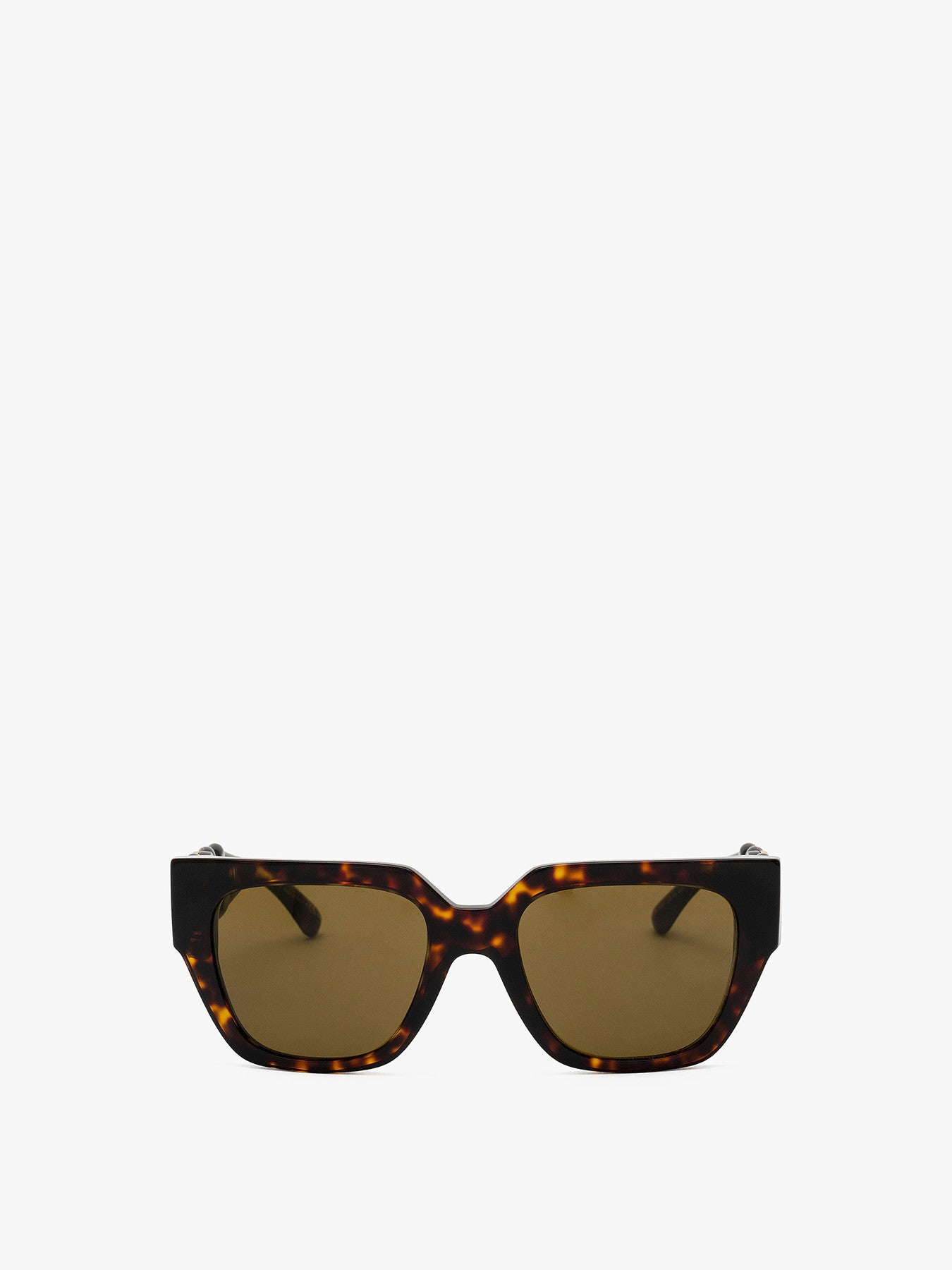 Rectangular Logo Acetate Sunglasses