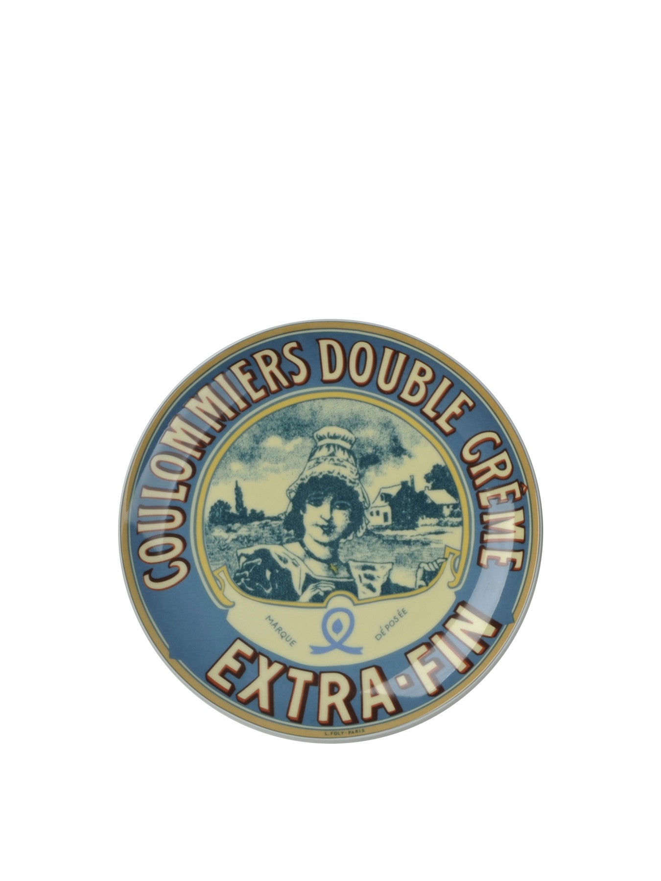 Classic Camembert Canape Plates Set of 4