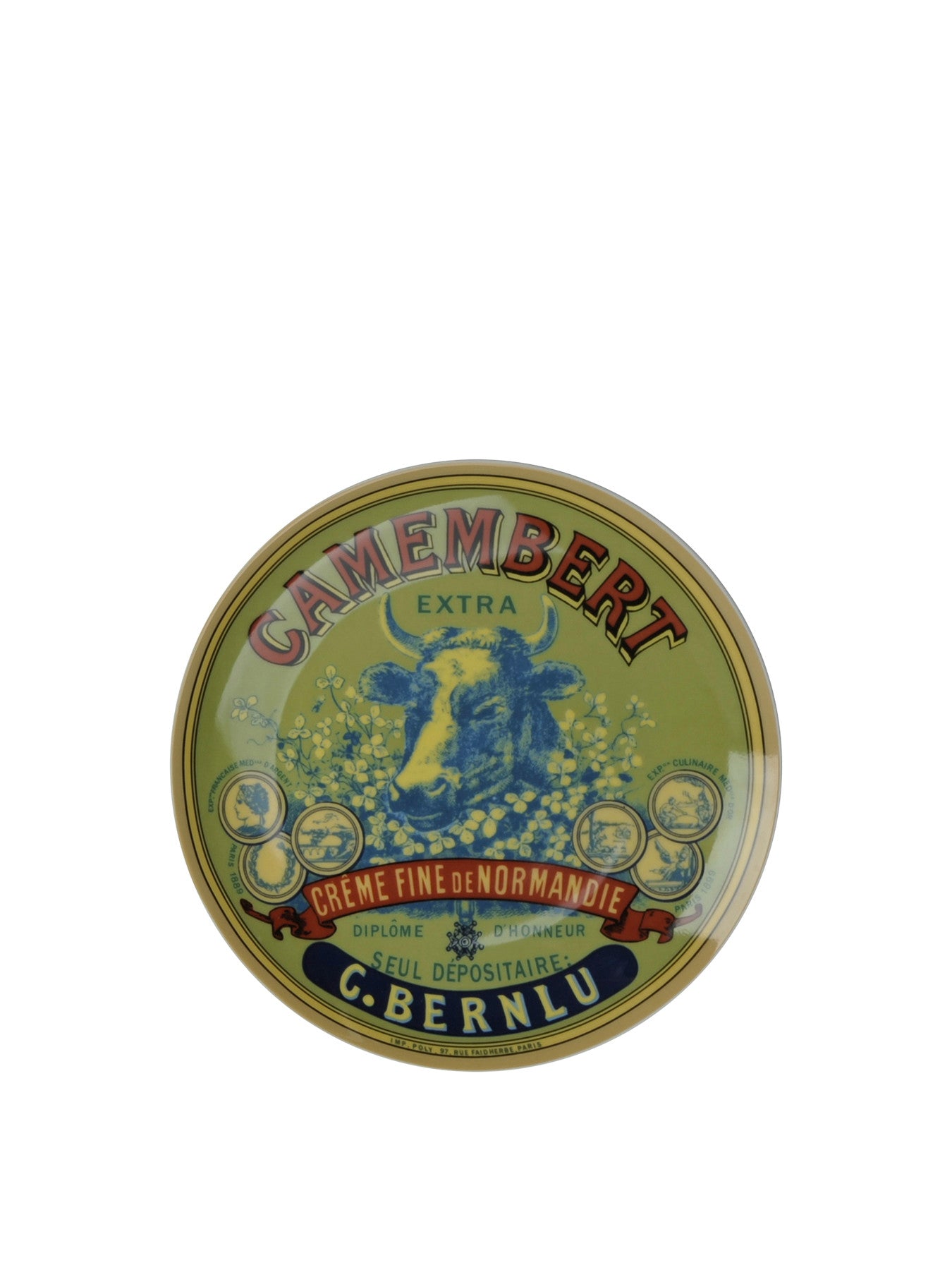 Classic Camembert Canape Plates Set of 4