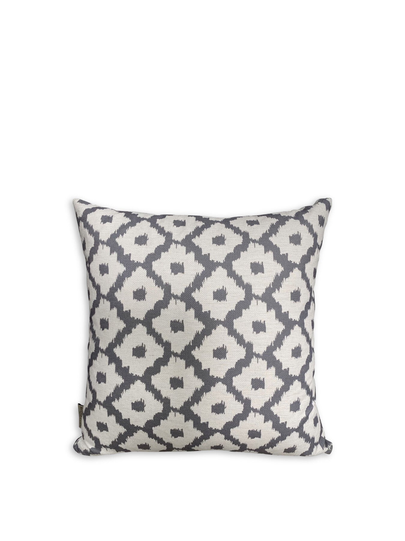 Light Grey Medallion Square Scatter Cushion