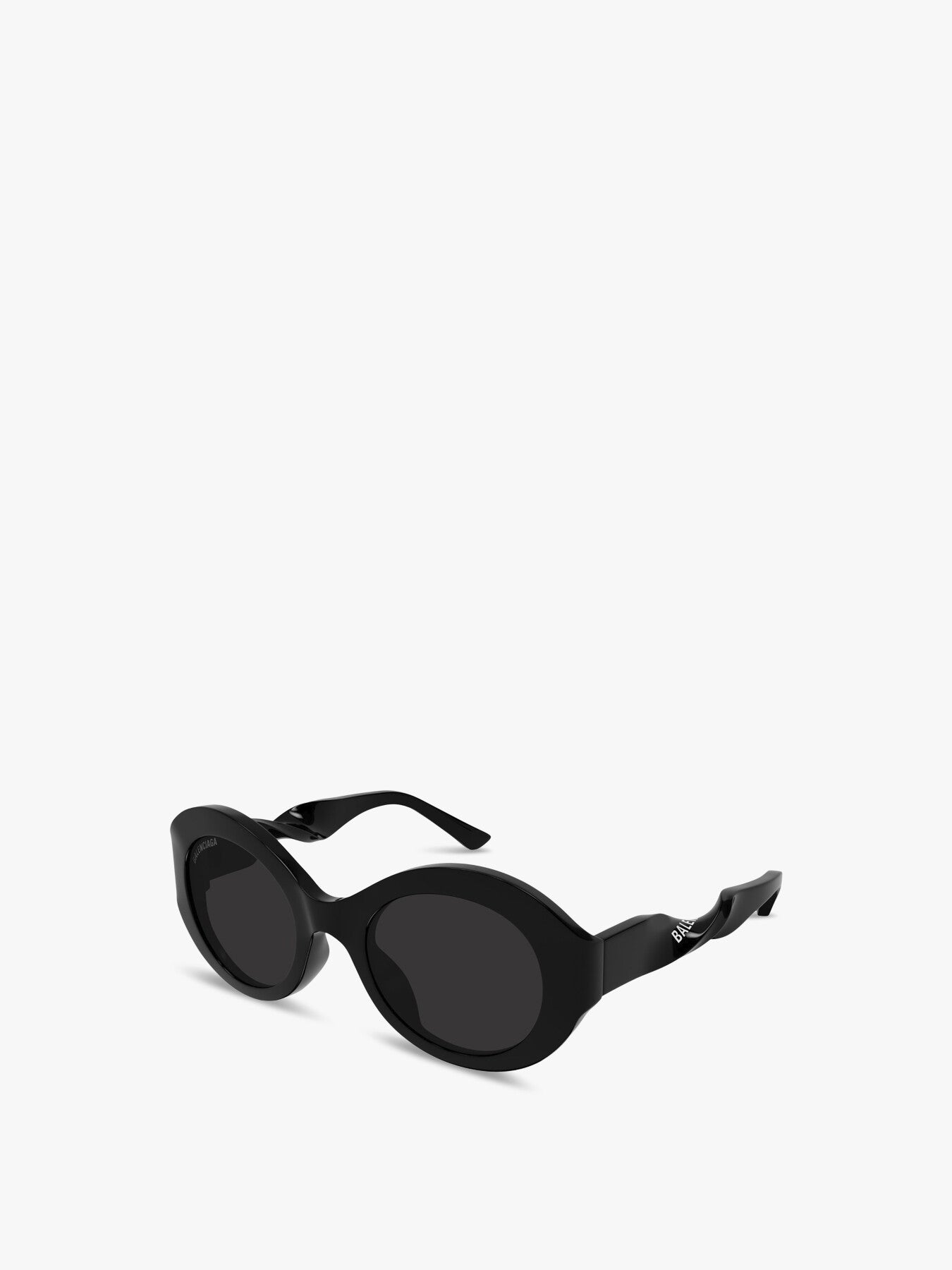 Twist Oval Acetate Sunglasses