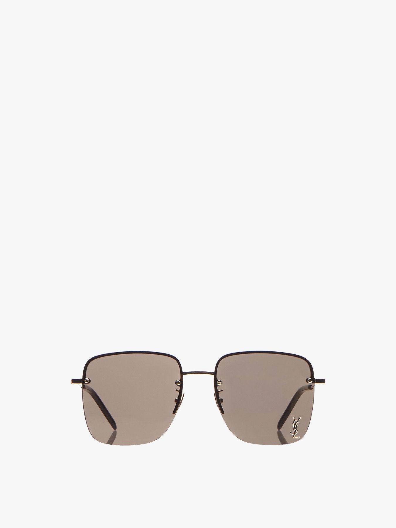 SL312M Square Rimless Metal Sunglasses