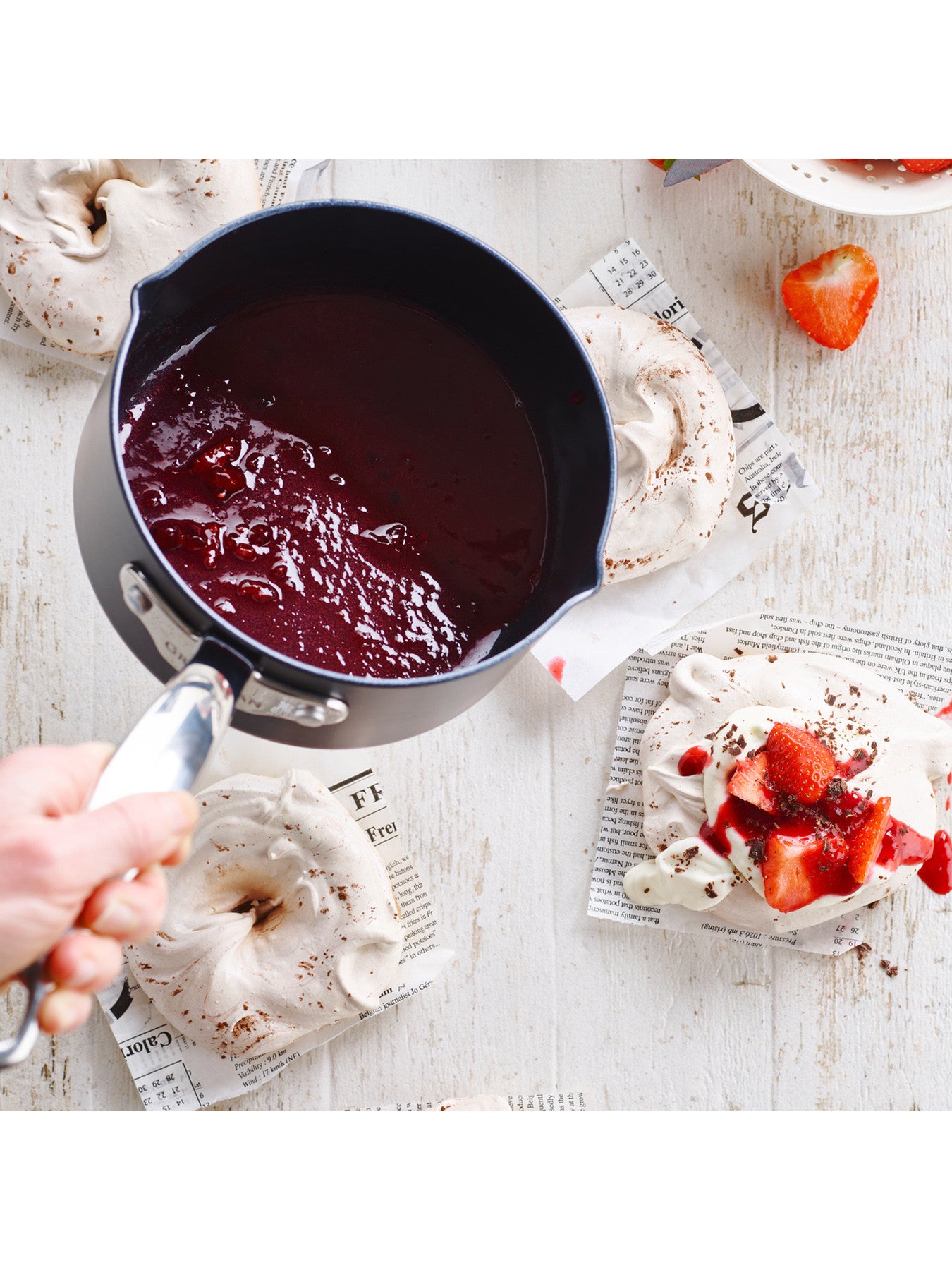 Barcelona Pro Heavy Guage Aluminium Milk Pan 16cm