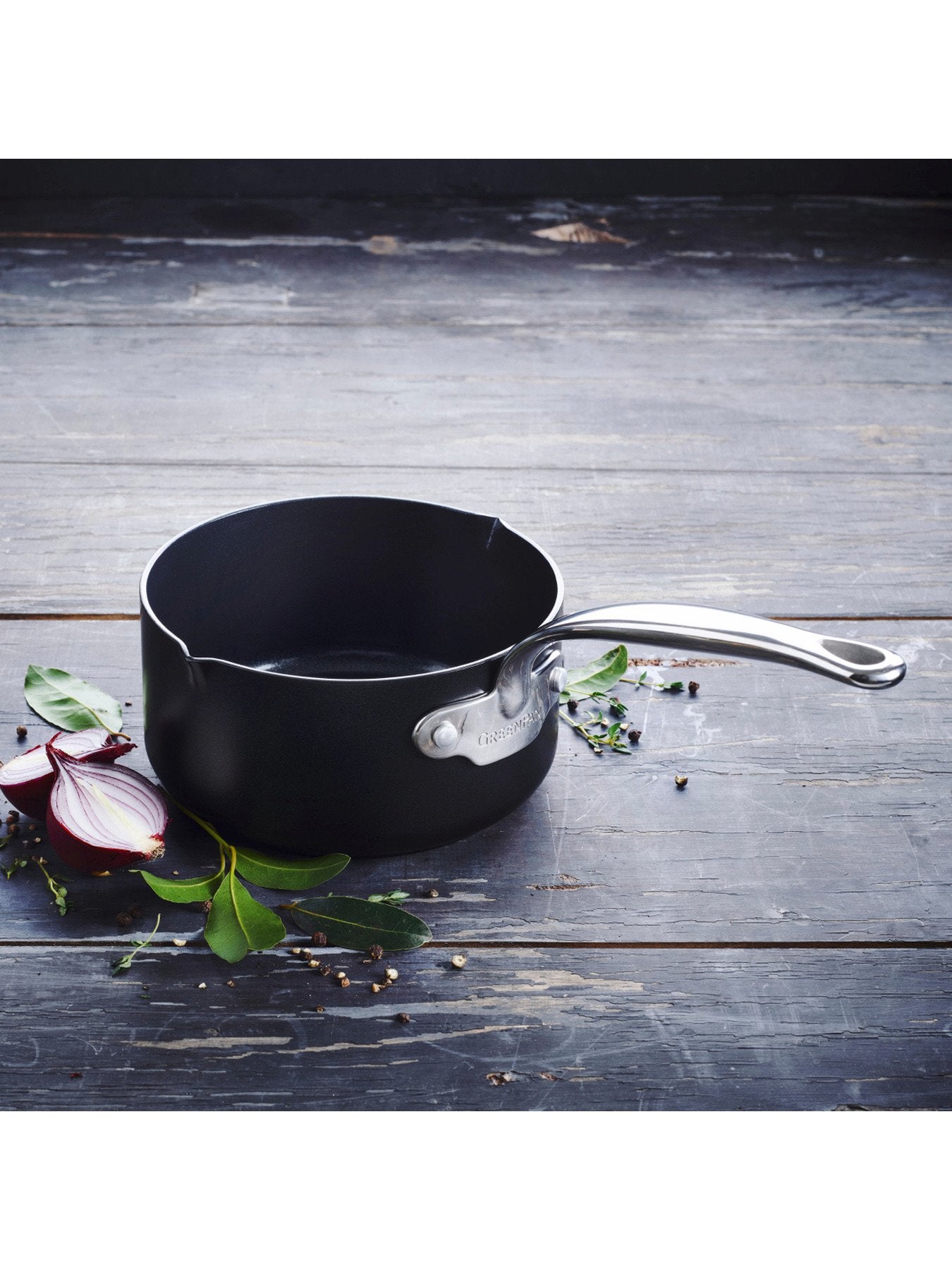 Barcelona Pro Heavy Guage Aluminium Milk Pan 16cm