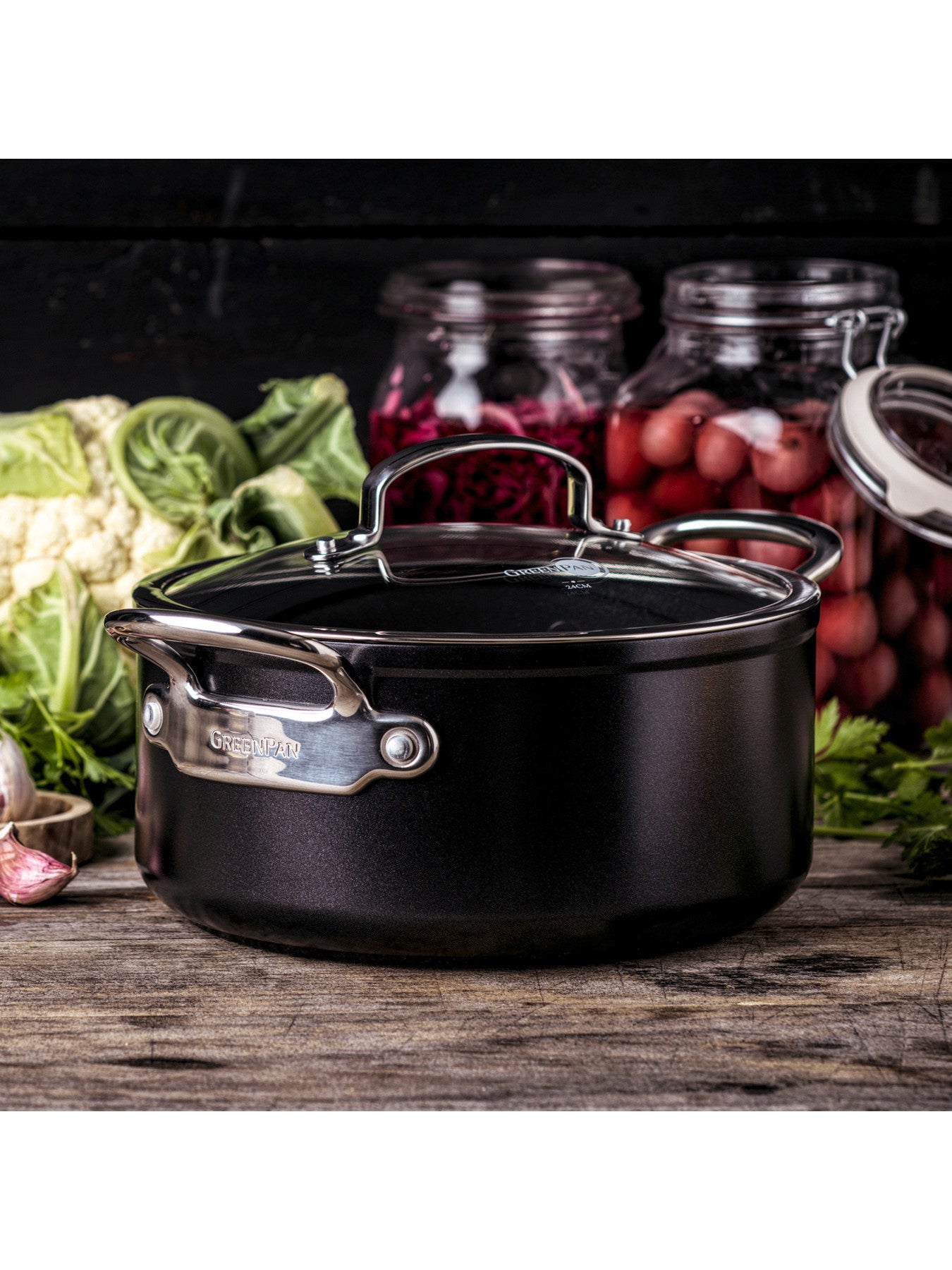 Barcelona Pro Heavy Guage Aluminium Casserole 20cm