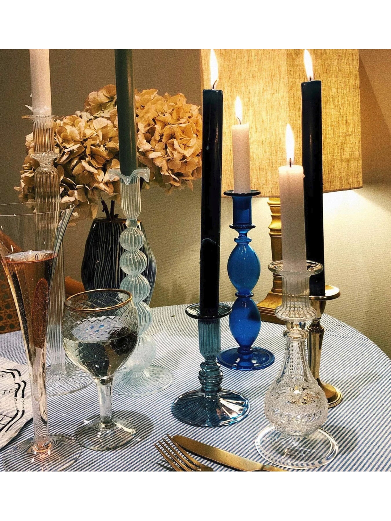 Bounty Glass Candle Holder