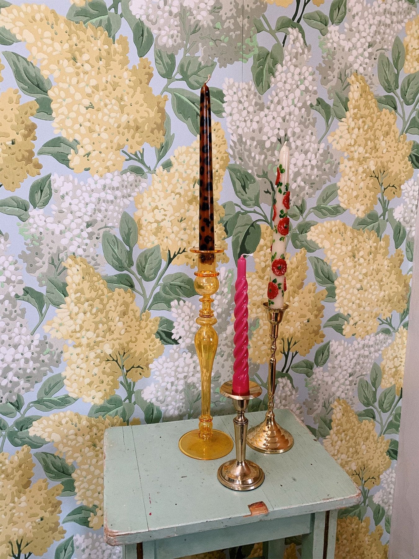 Leopard Candle - Set of 2