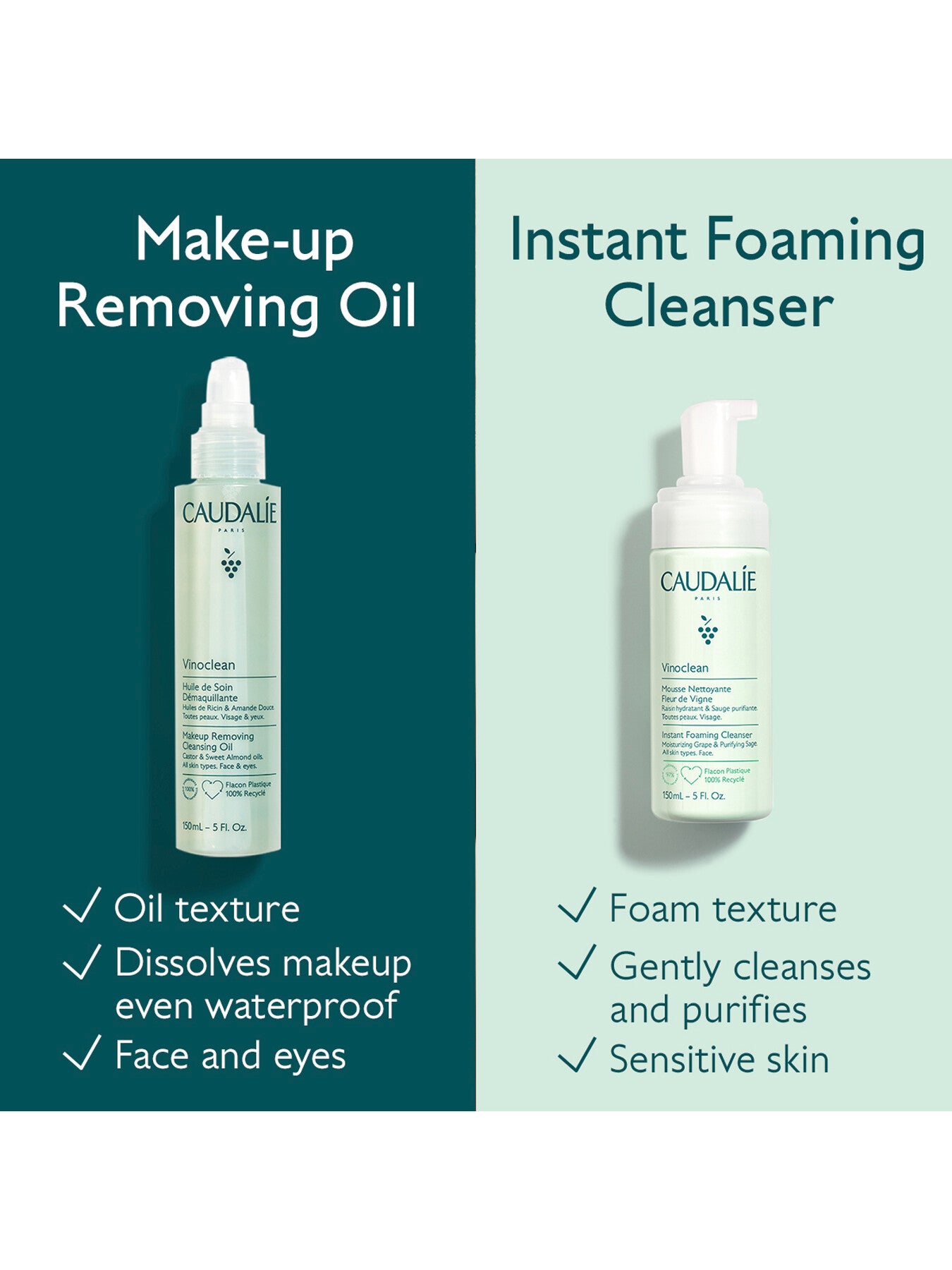 Vinoclean Instant Foaming Cleanser 150ml
