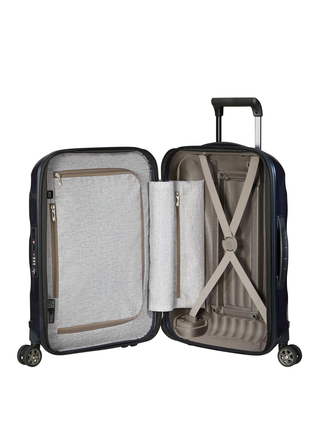 C Lite Cabin Luggage Suitcase 55cm Blue