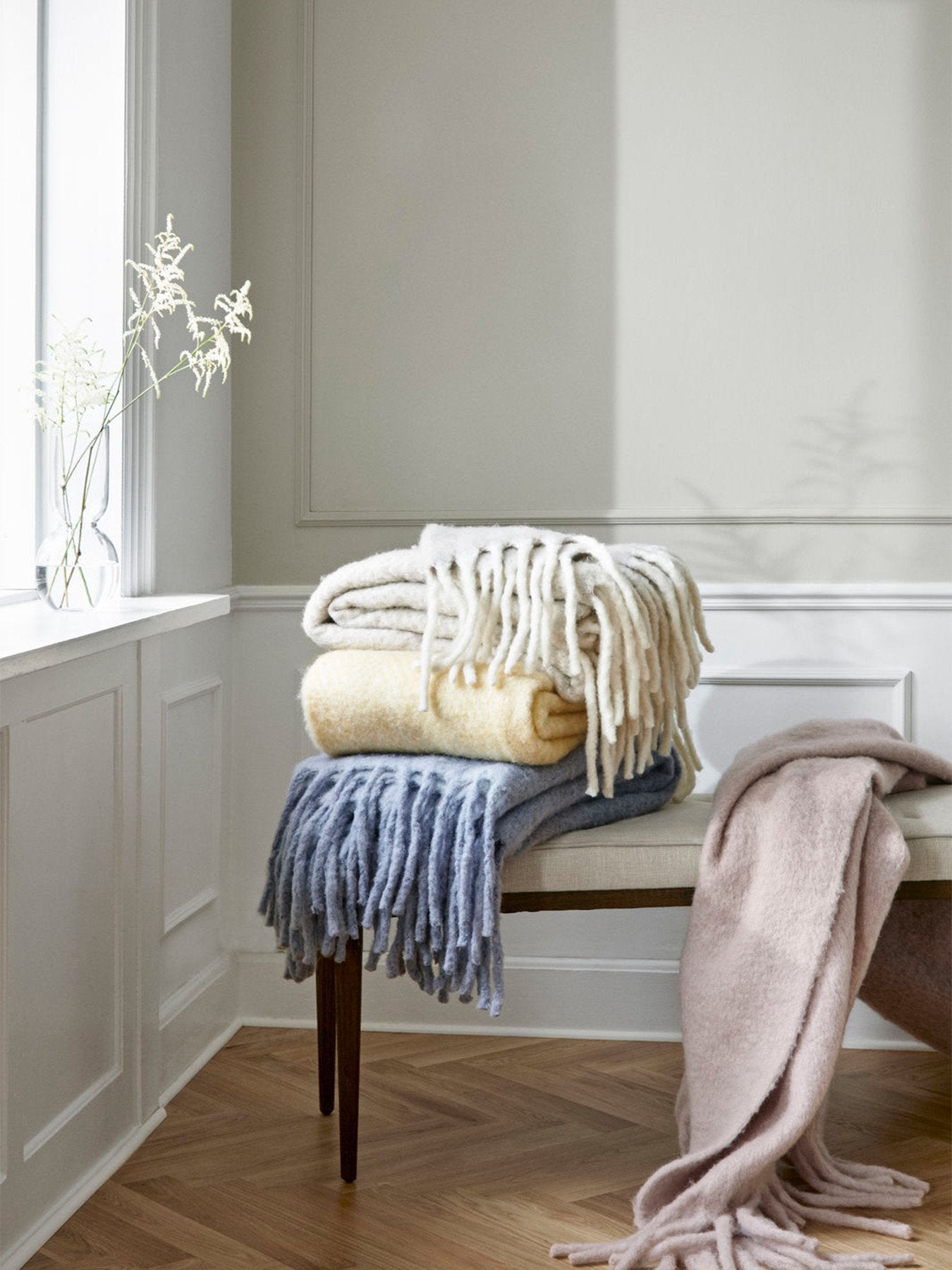 Mathea Herringbone Throw