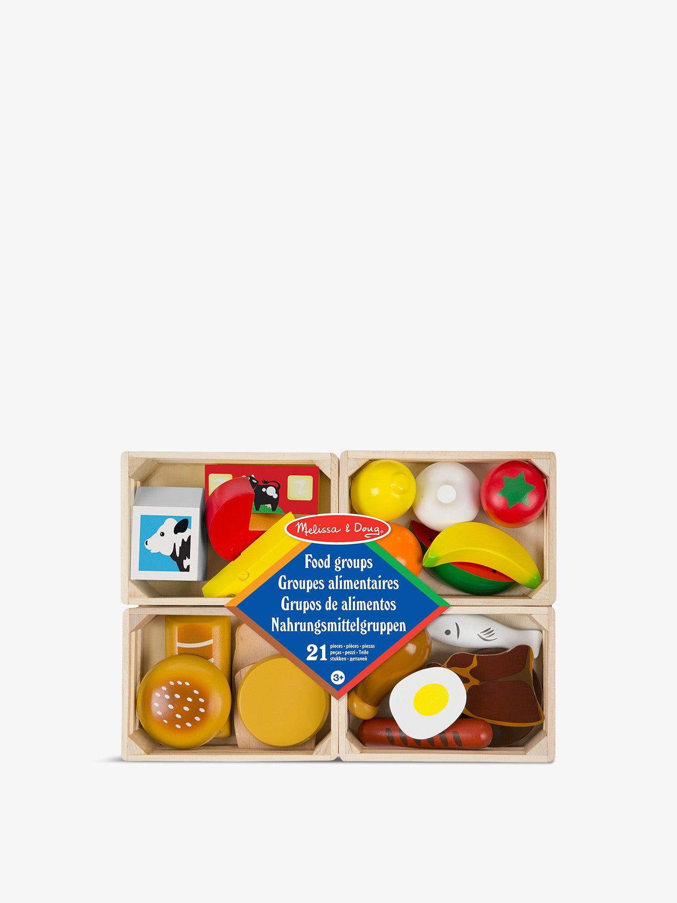 Wooden Food Groups Set