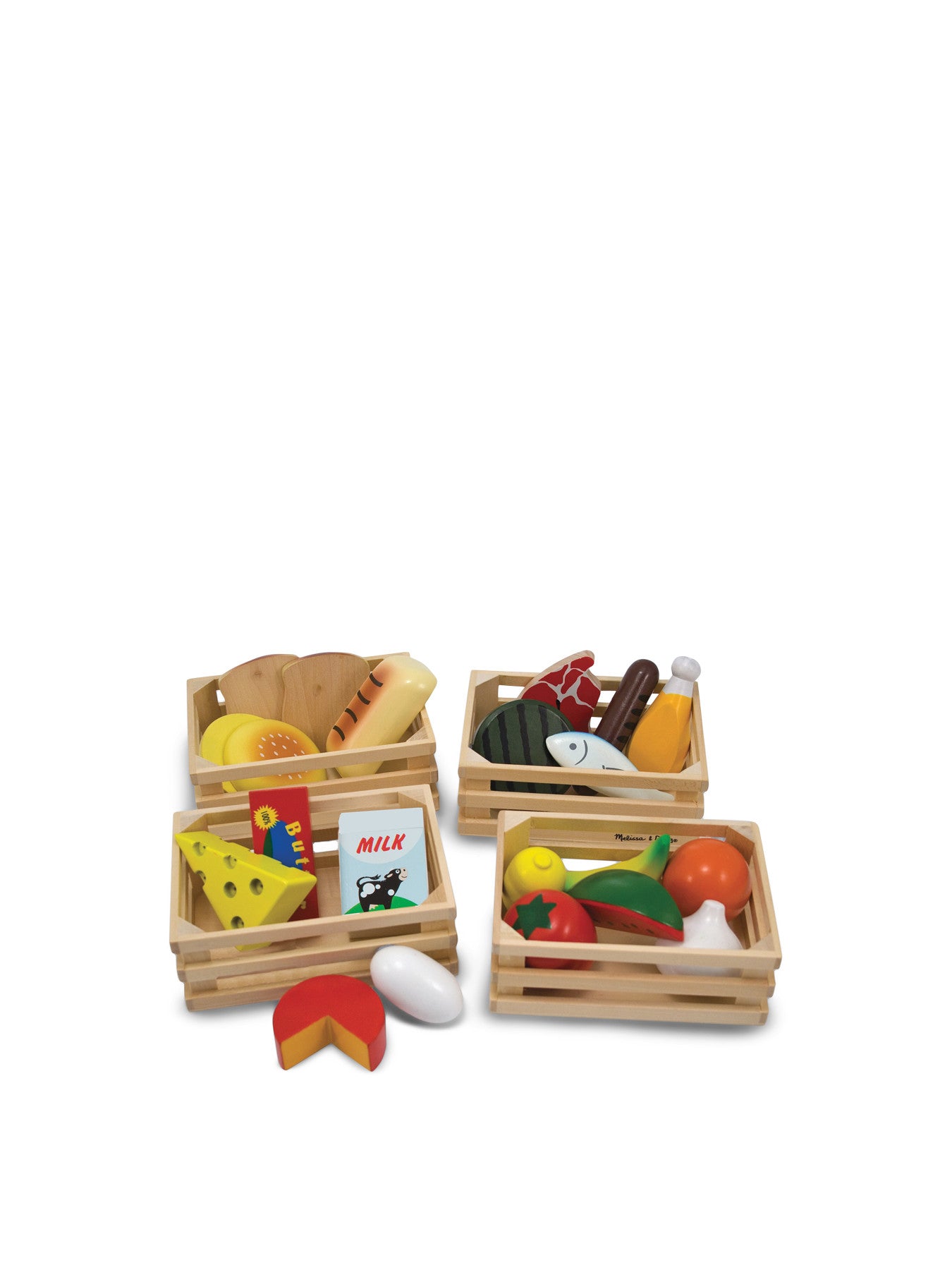 Wooden Food Groups Set