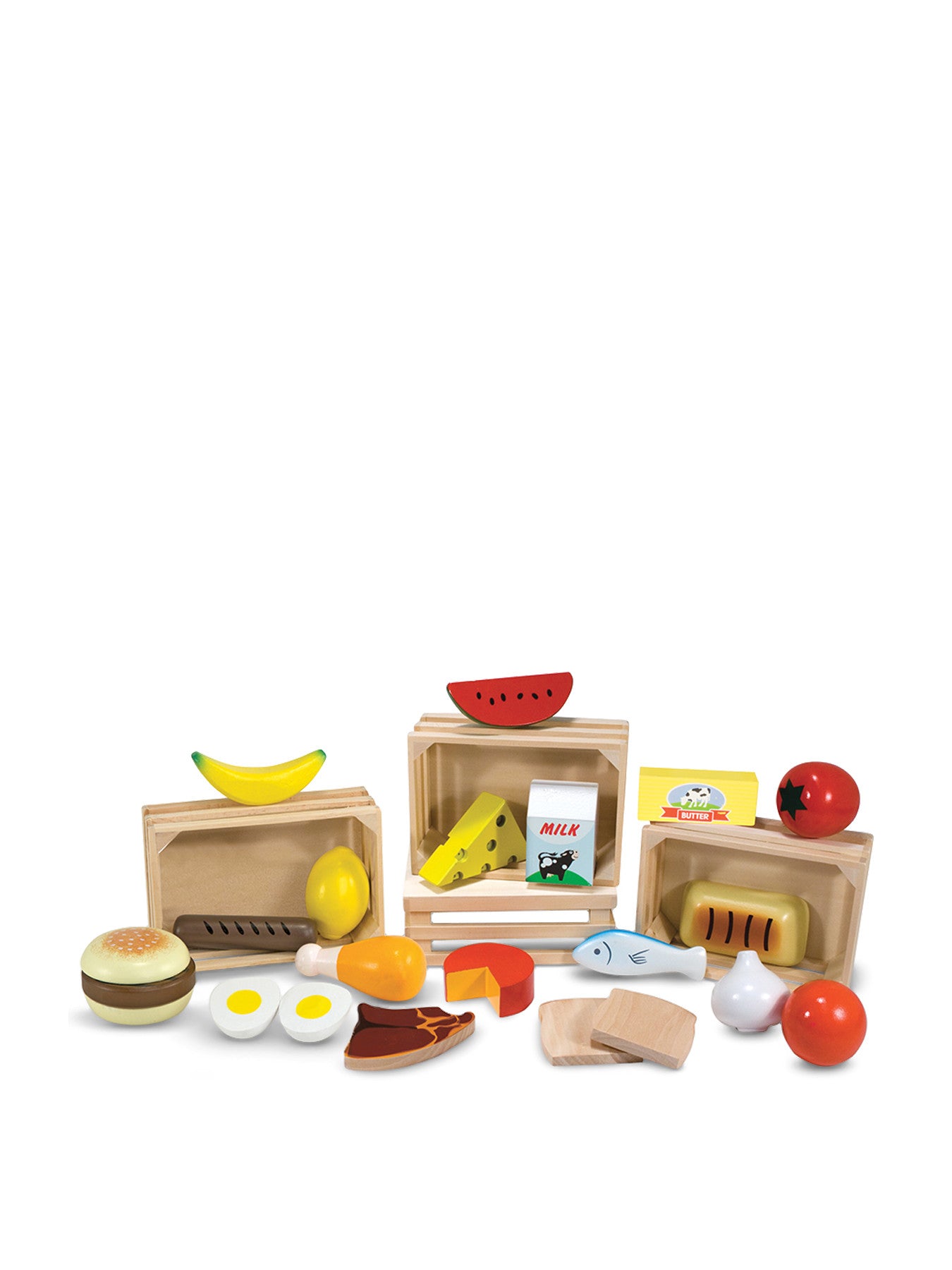 Wooden Food Groups Set