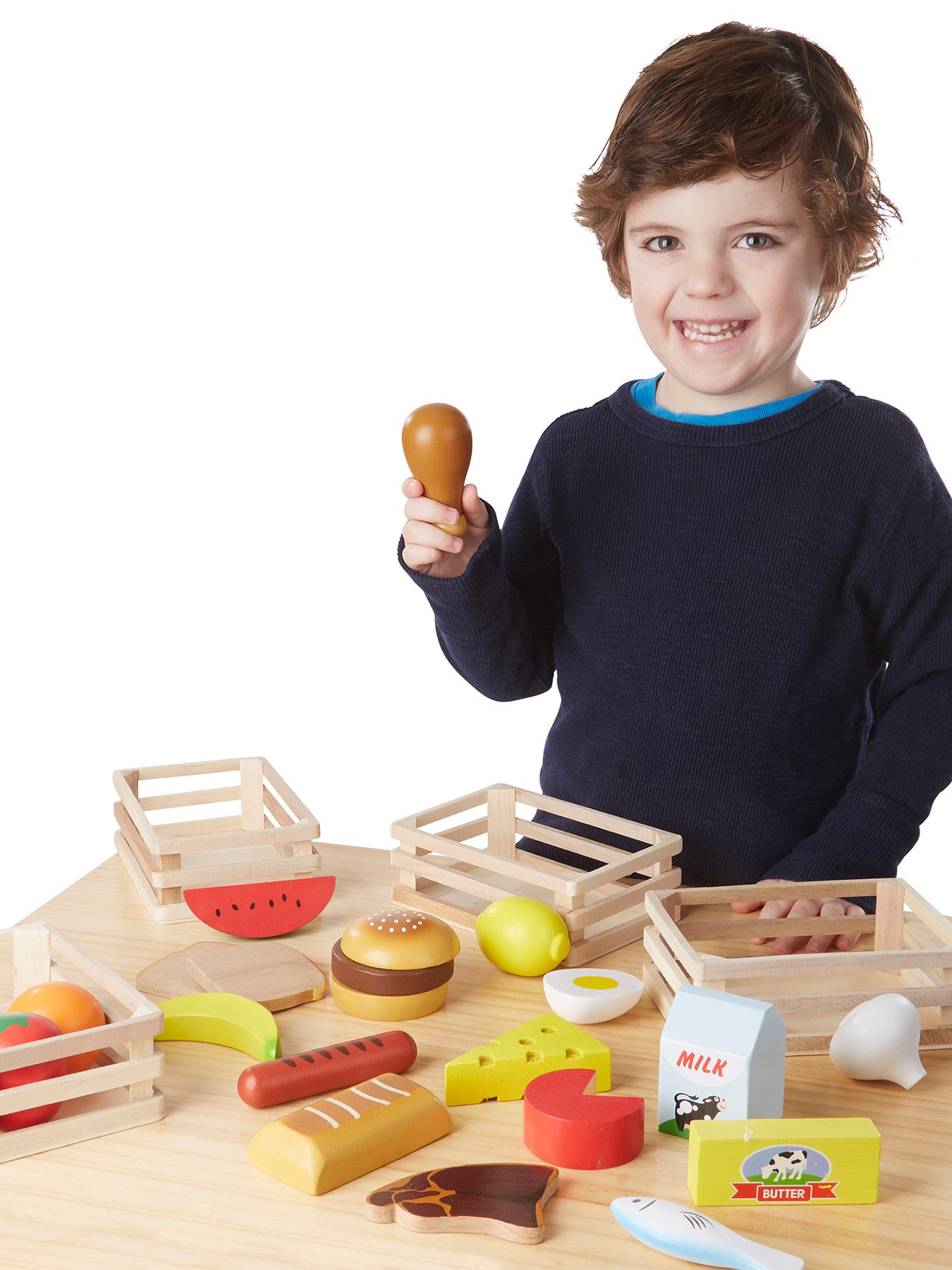 Wooden Food Groups Set