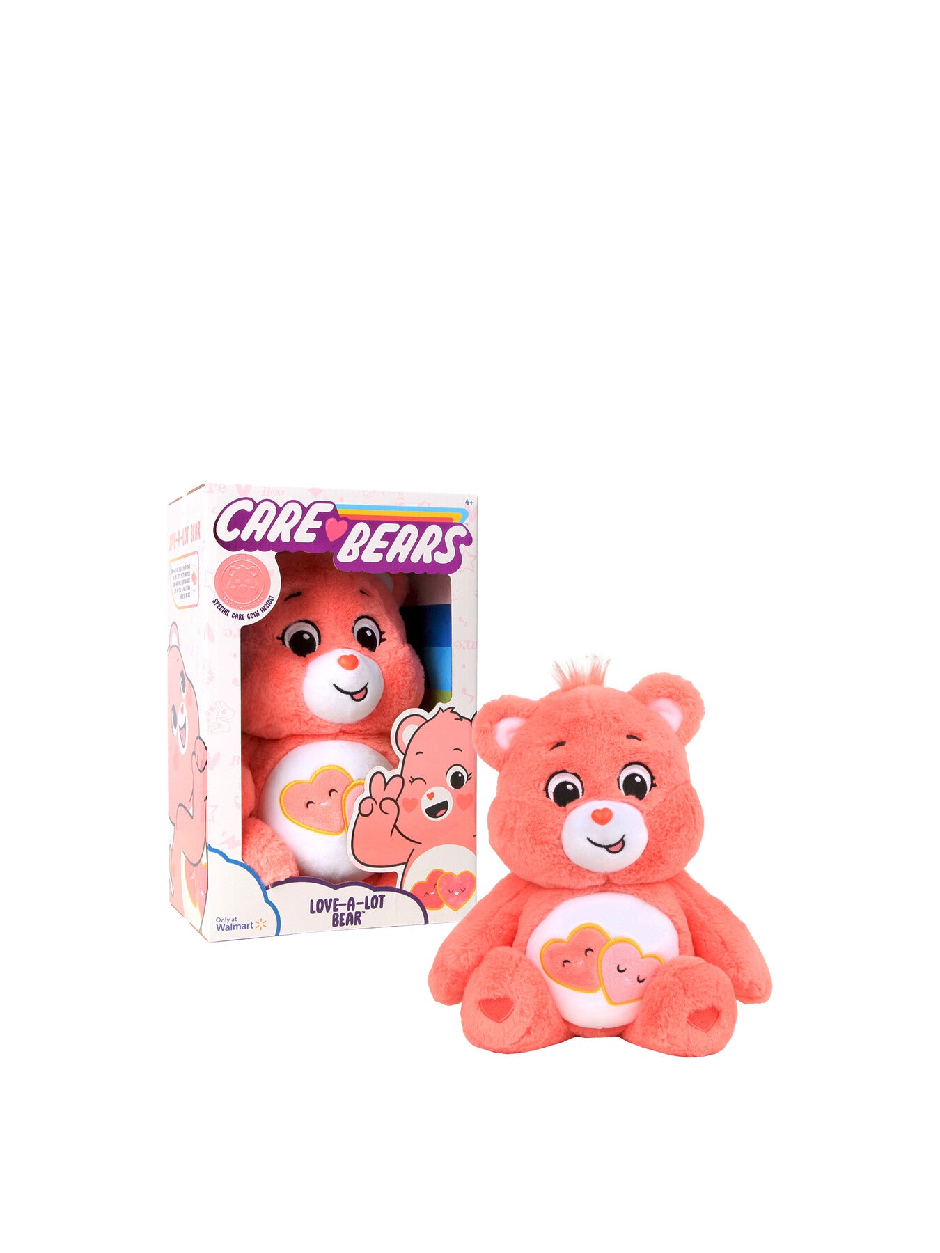Care Bears 14 Medium Plush - Love-A-Lot Bear