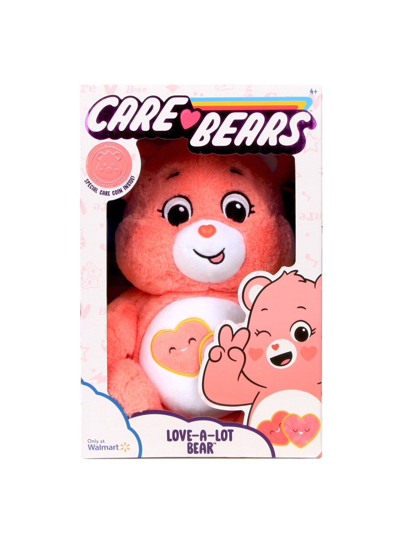 Care Bears 14 Medium Plush - Love-A-Lot Bear